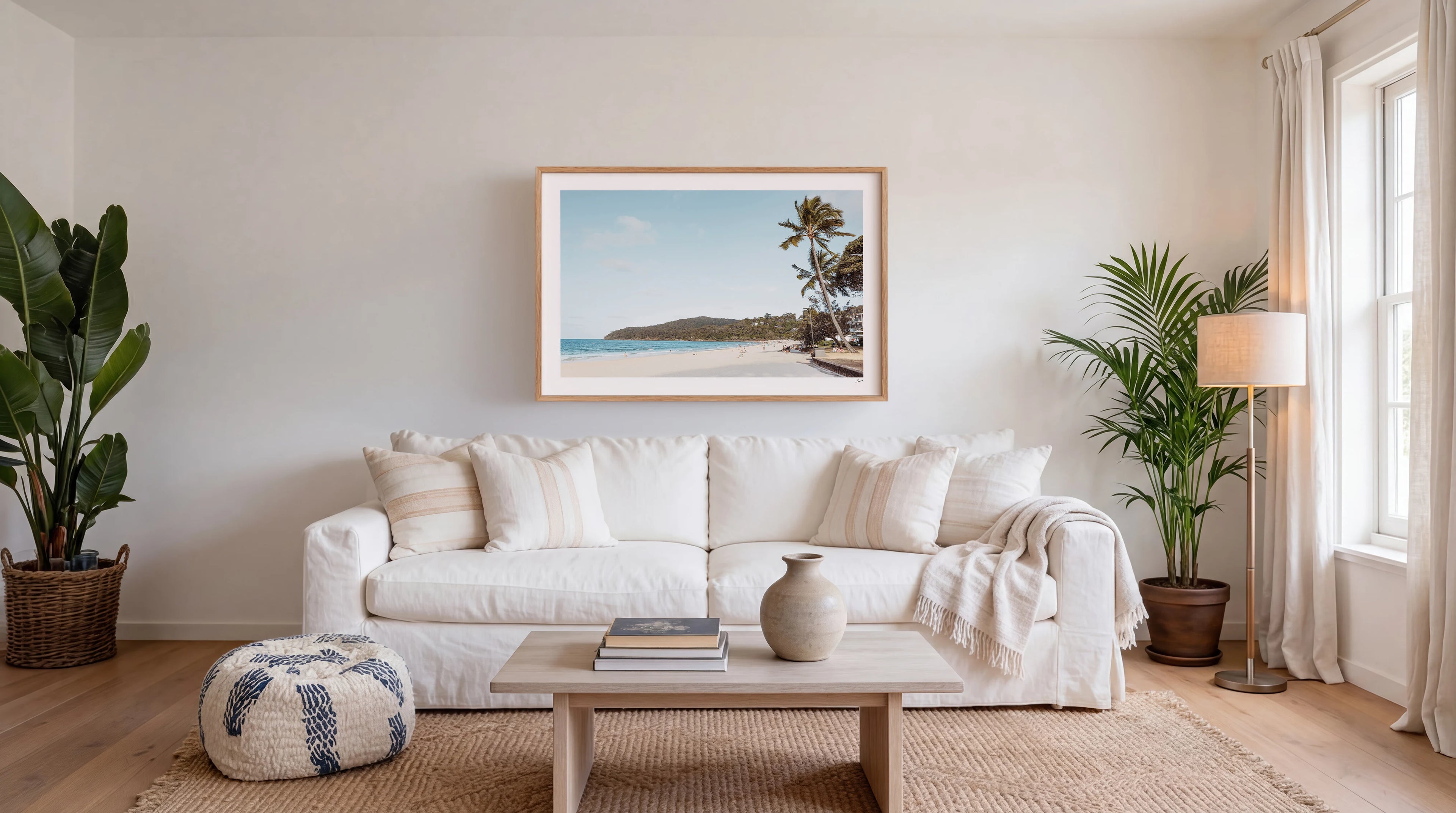 Noosa Main Beach 01 – Sunshine Coast Wall Art Print