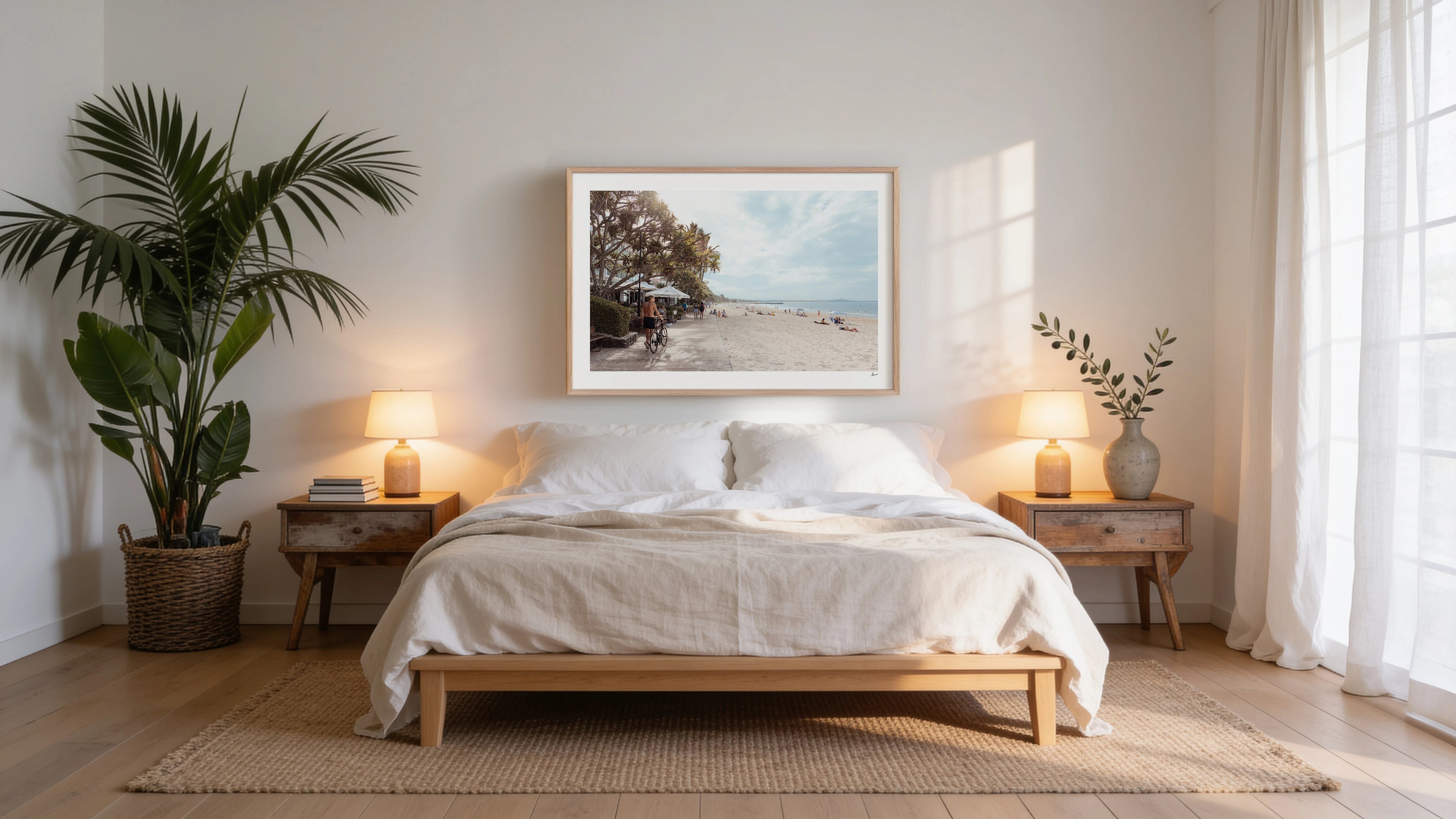 Noosa Main Beach 02 – Sunshine Coast Wall Art Print