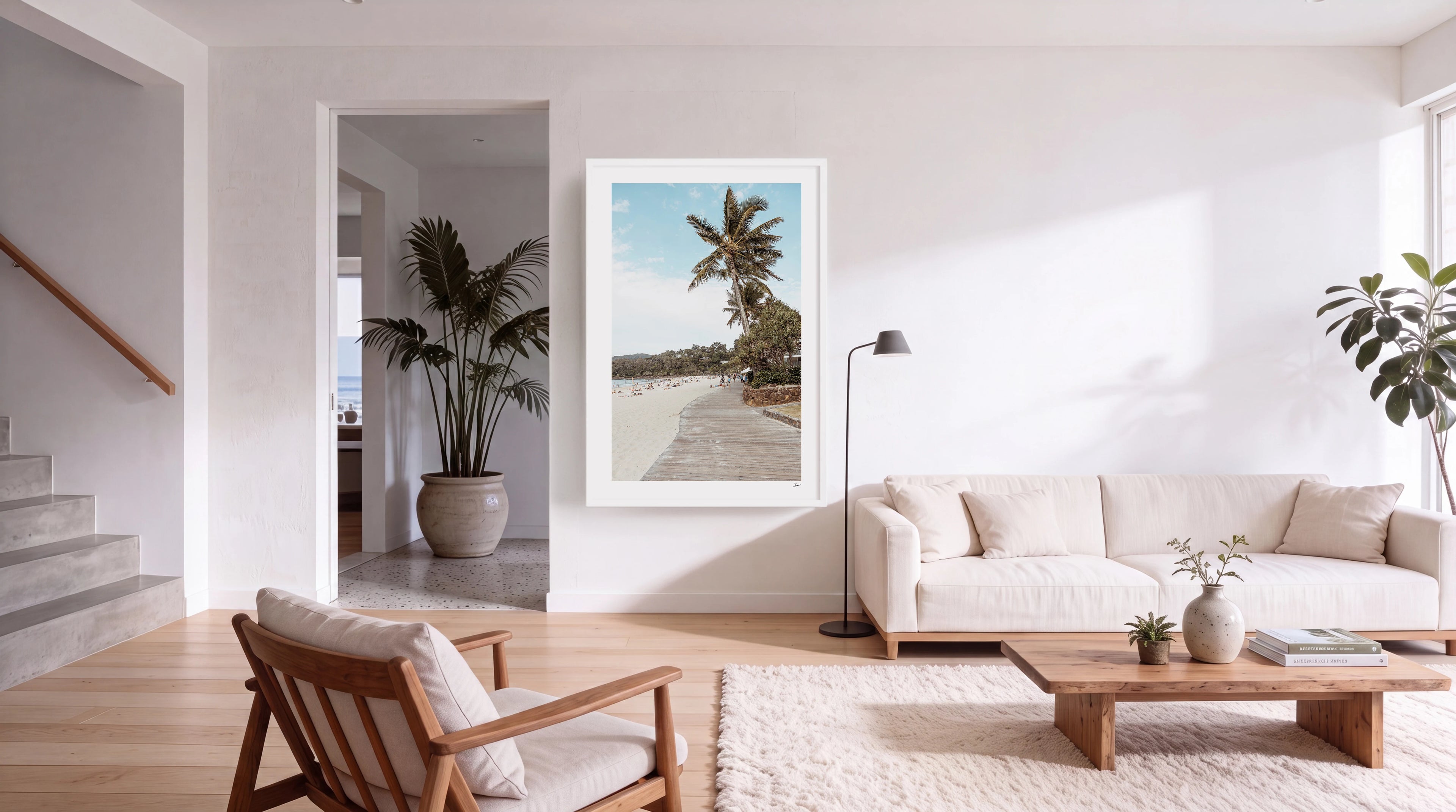 Noosa Main Beach 03 - Sunshine Coast Wall Art Print