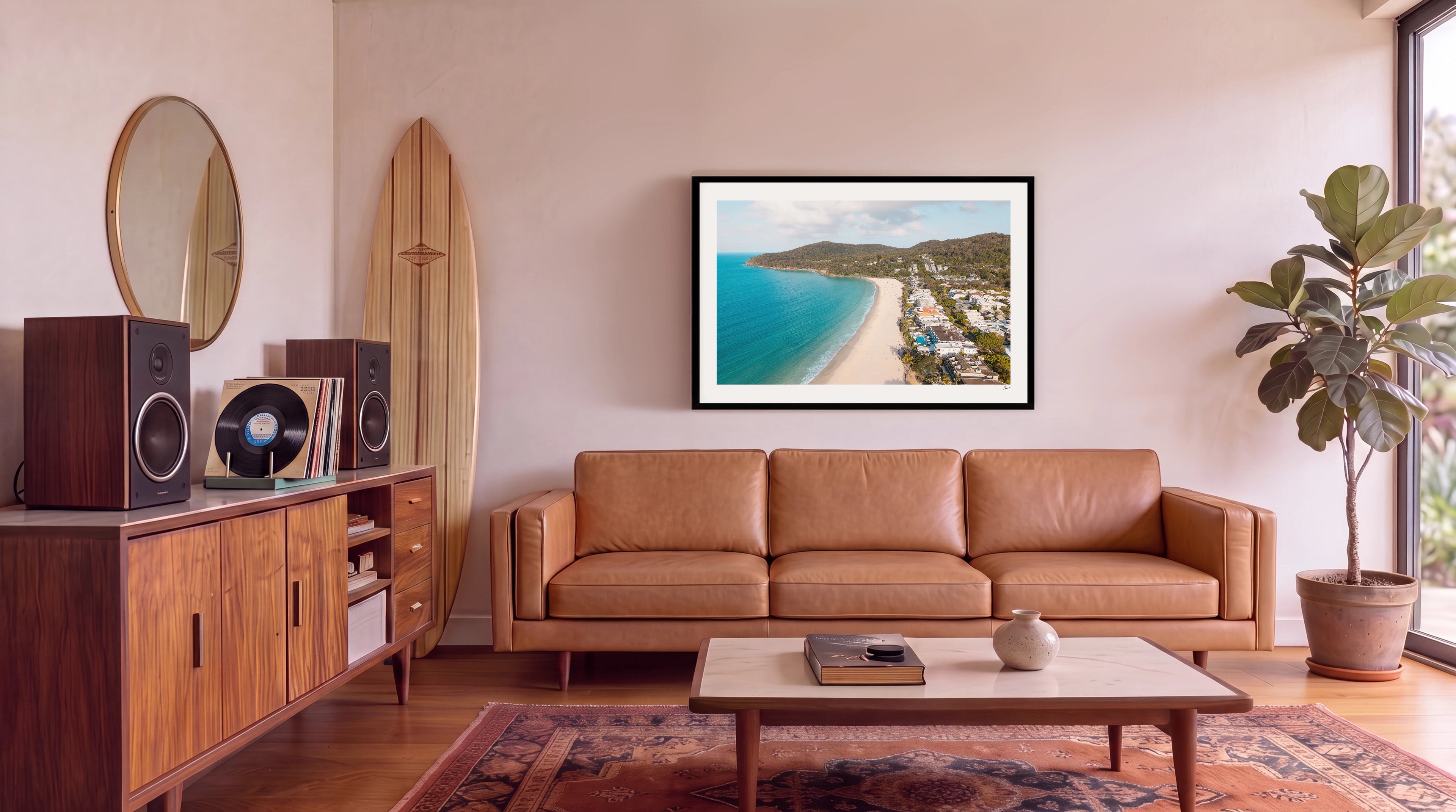 Noosa Main Beach 04 – Sunshine Coast Wall Art Print