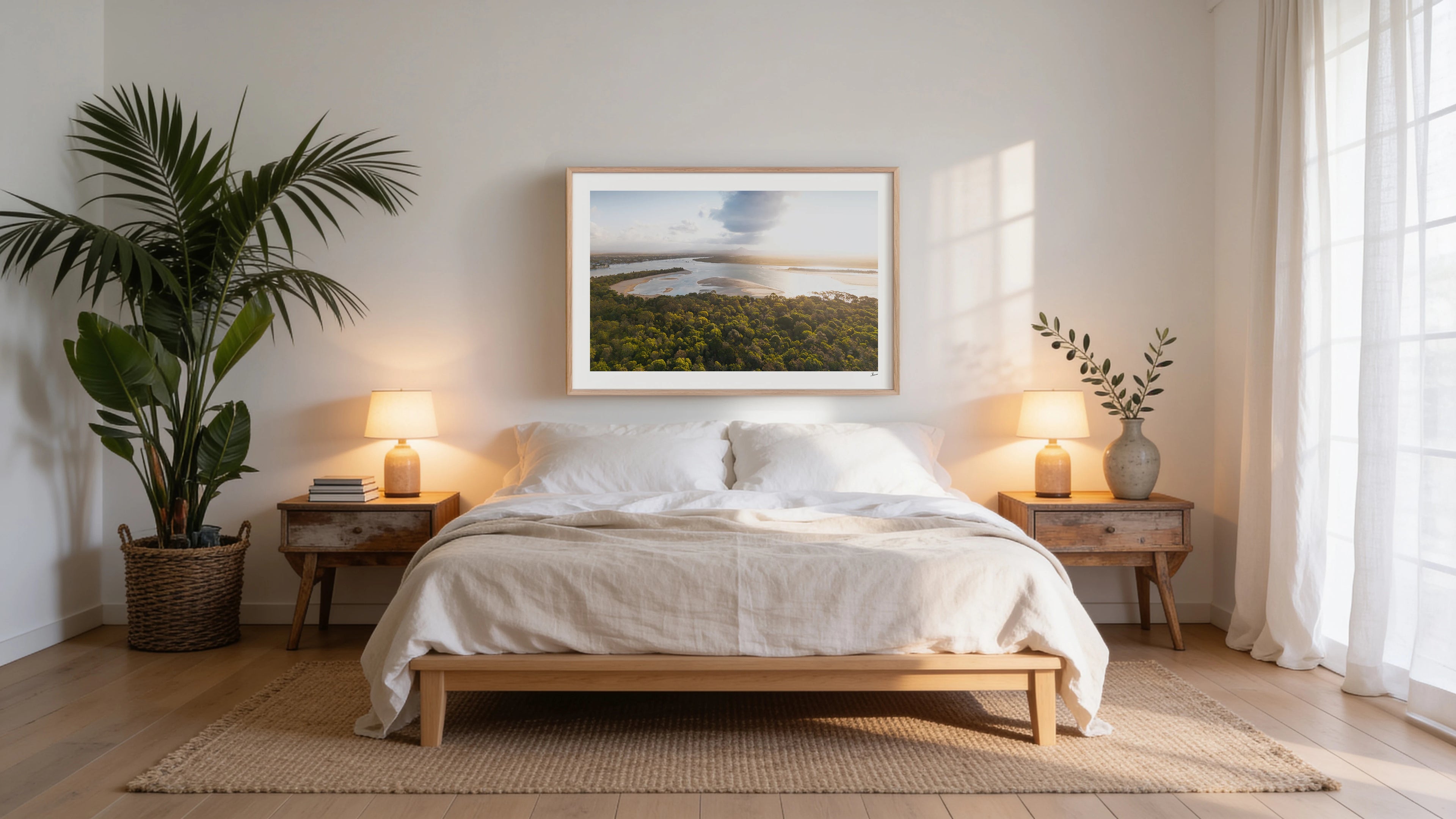 Sunset over Noosa River – Sunshine Coast Wall Art Print