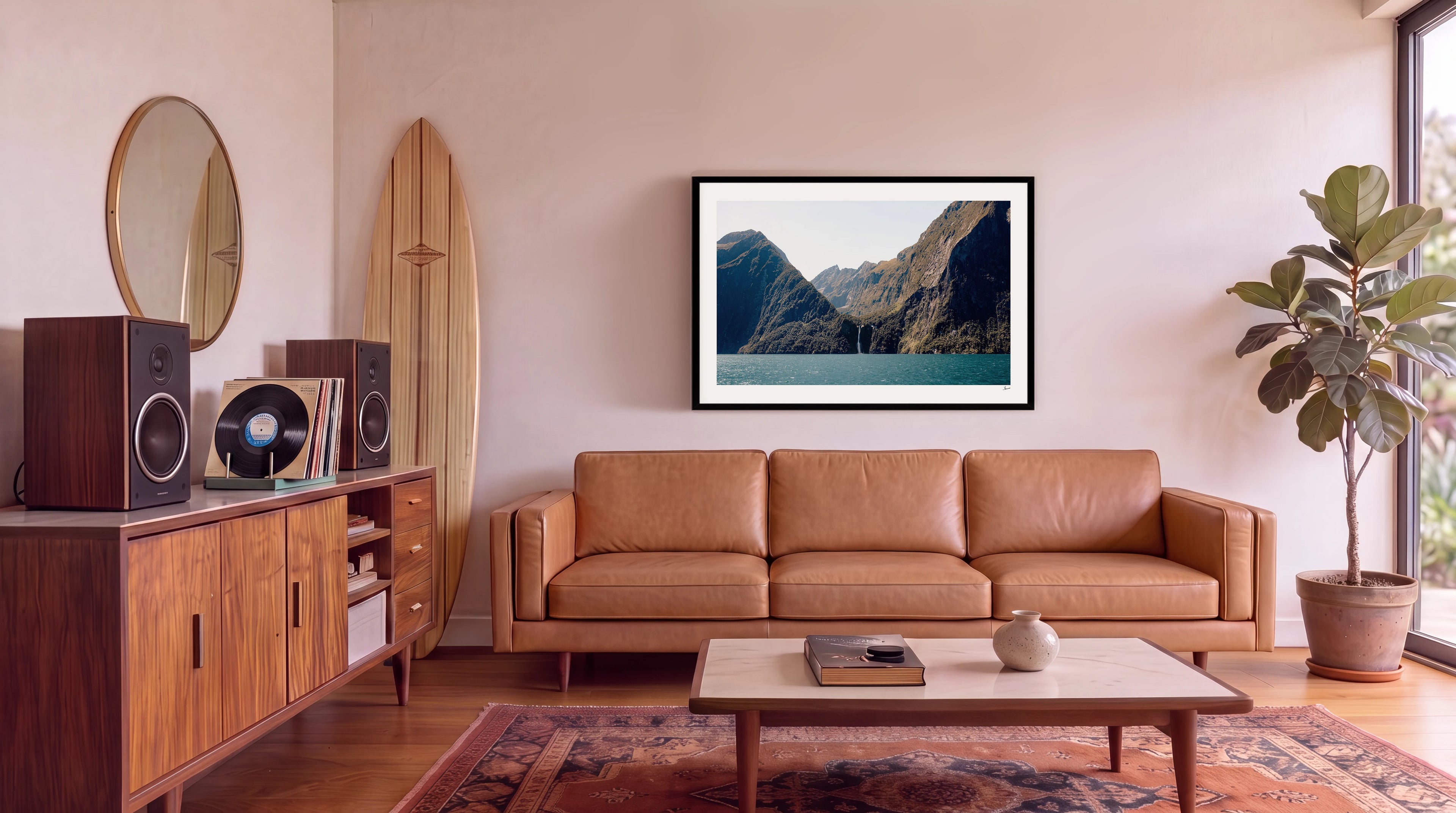 Stirling Falls 01 – Milford Sound New Zealand Wall Art Print