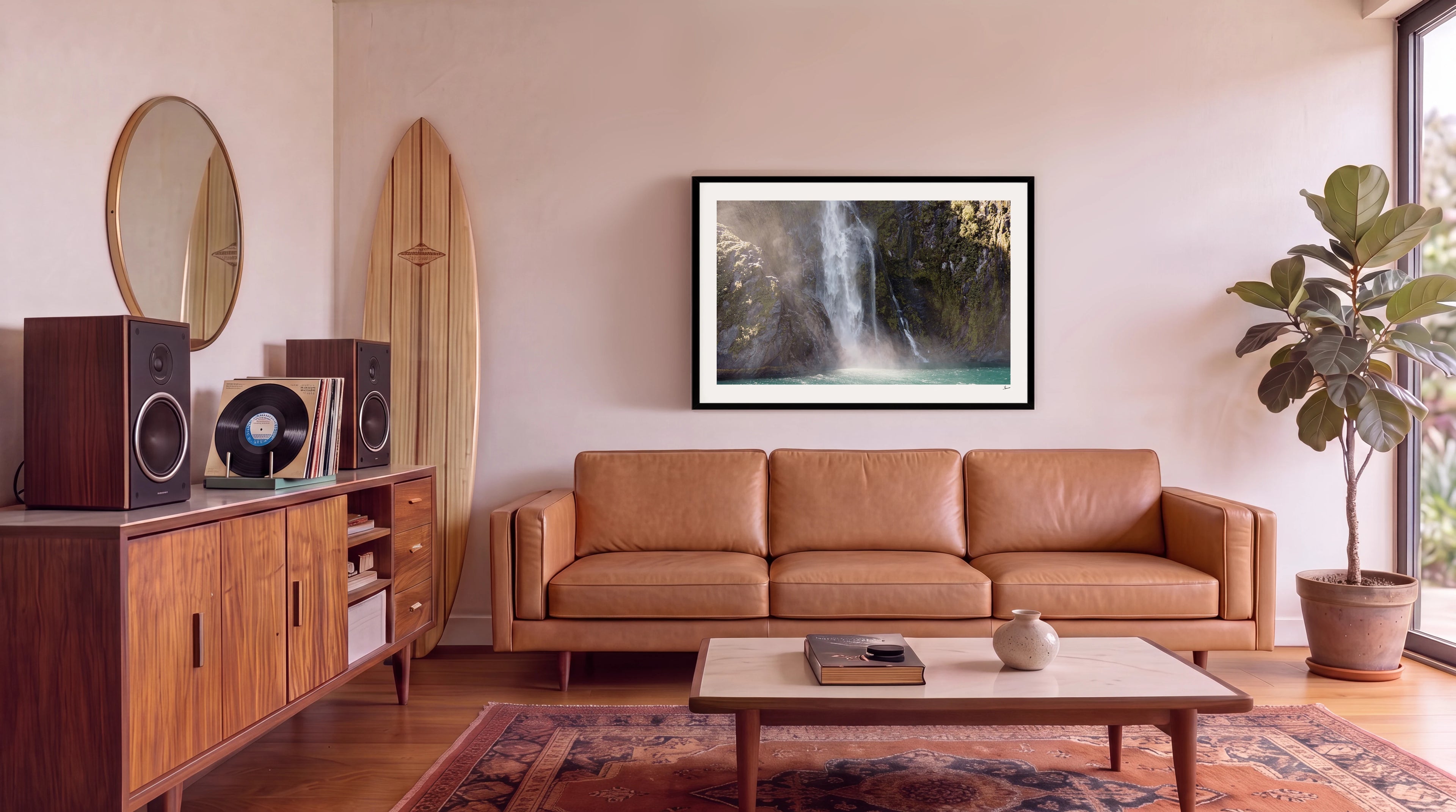 Stirling Falls 03 – Milford Sound New Zealand Wall Art Print