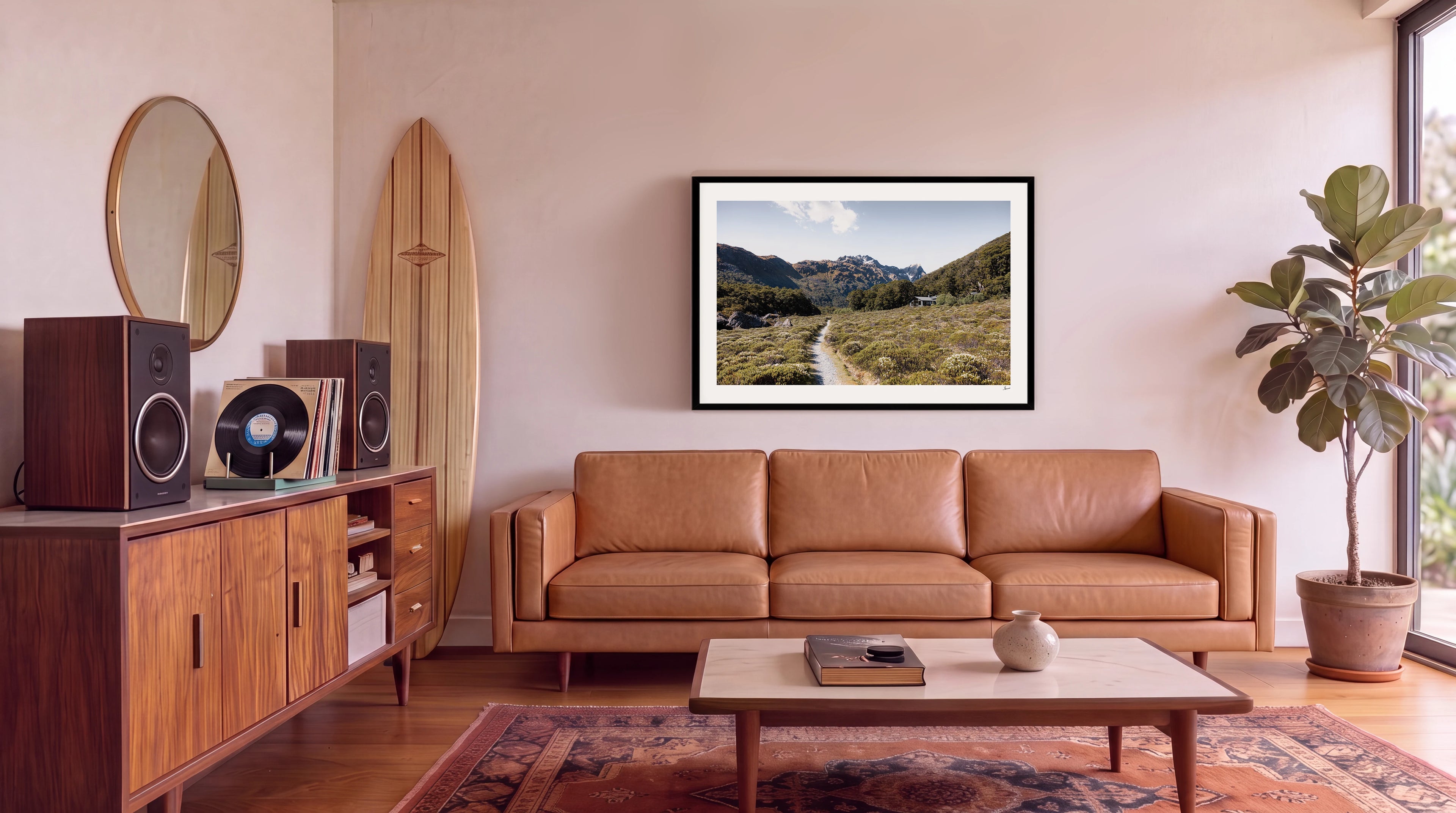 Arriving at Mackenzie Lodge – New Zealand Wall Art Print