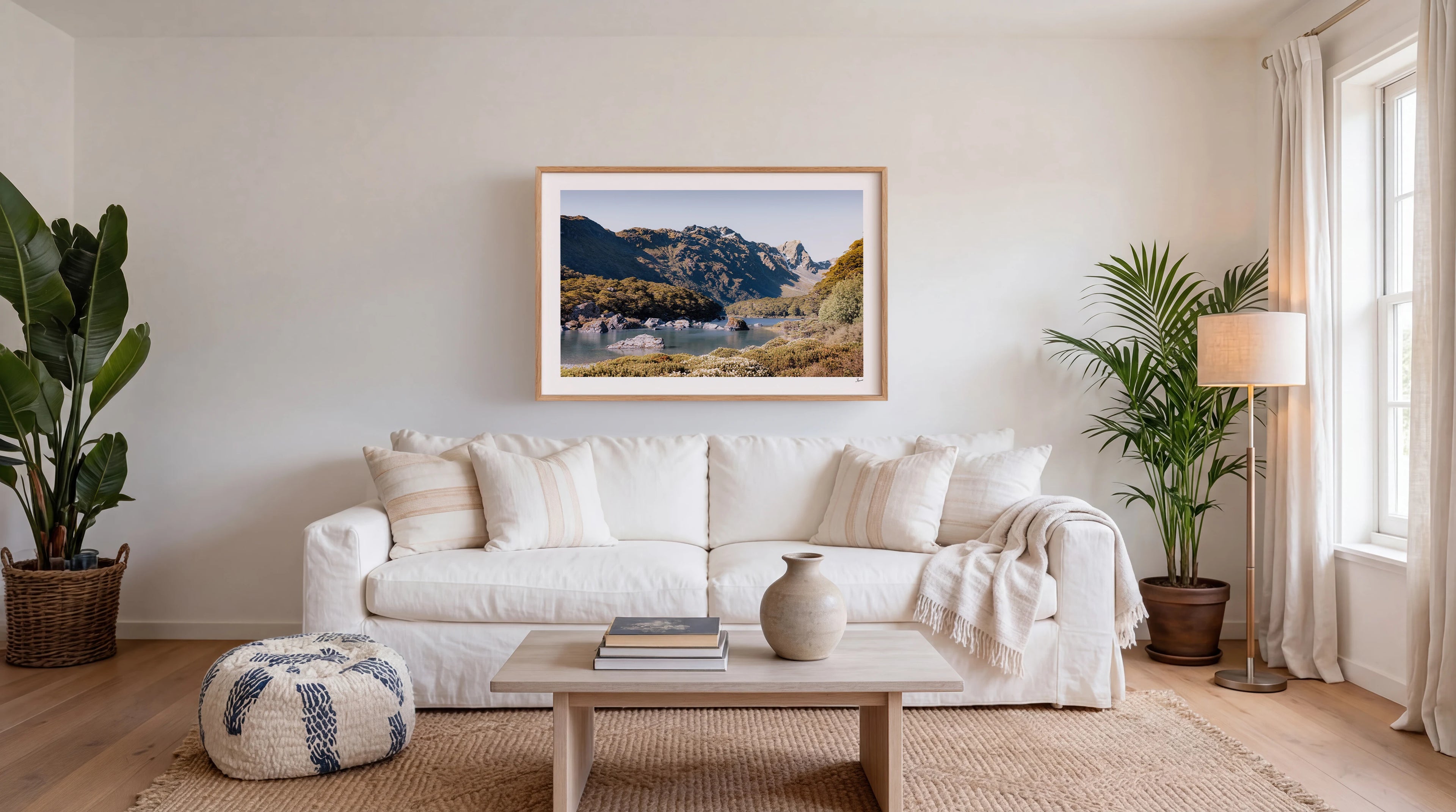 Lake Mackenzie – New Zealand Wall Art Print