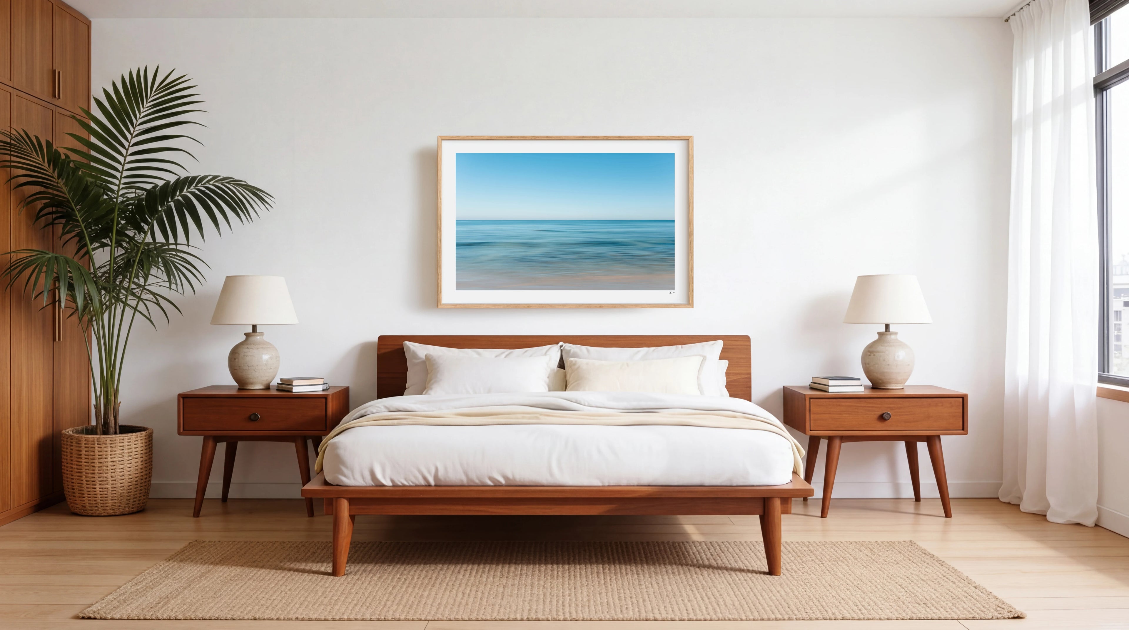 Stillness No. 2 - Ocean Abstract Wall Art Print