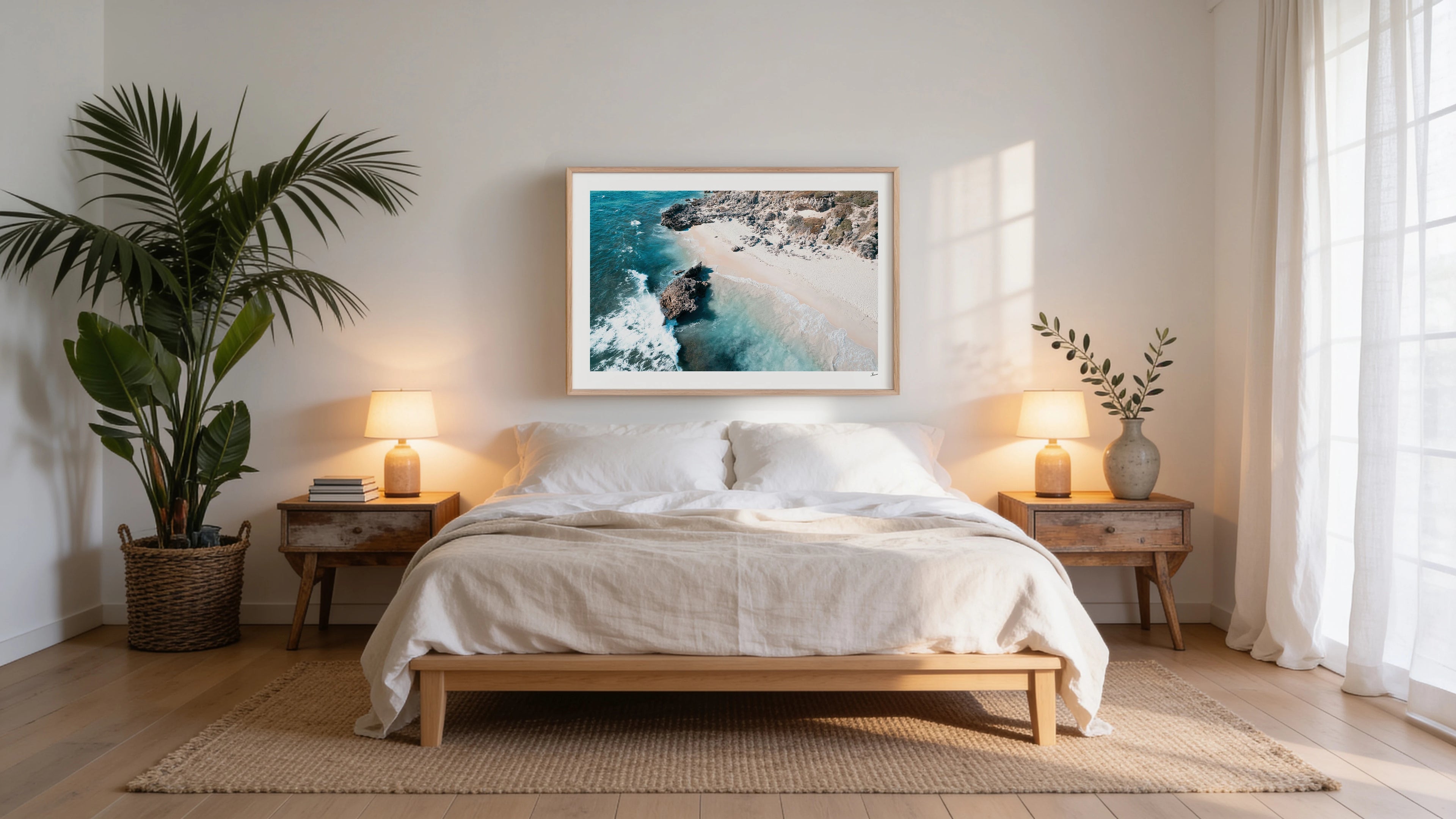 Sants Beach 01 - Wall Art Print