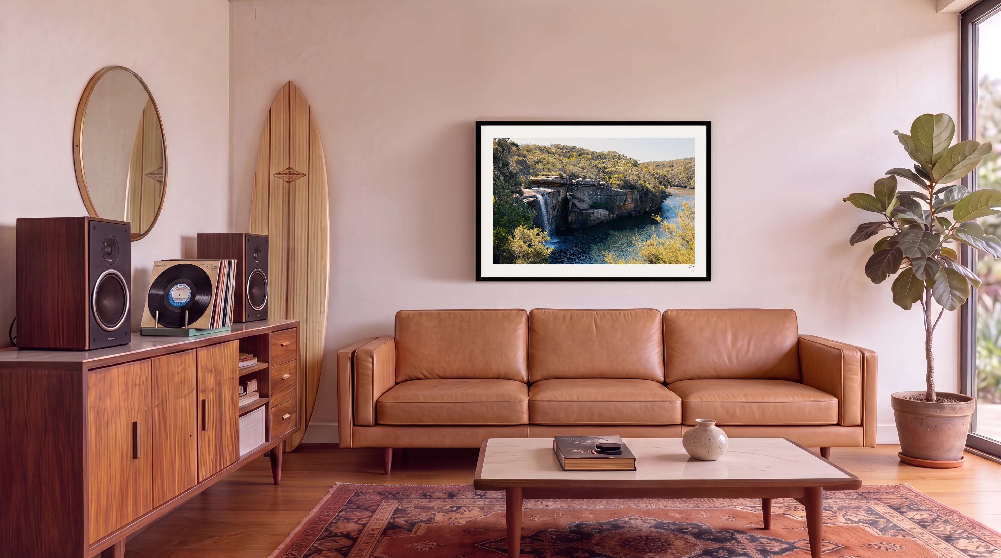 Wattamolla Waterfall - Royal National Park Wall Art Print