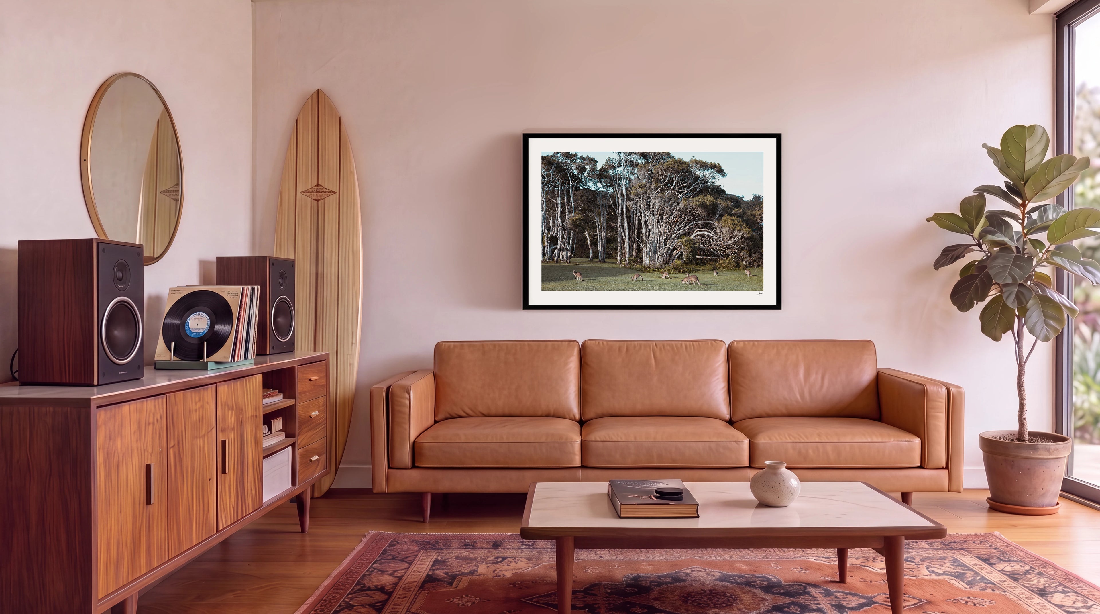 Kangaroos 01 (Little Bay Beach, NSW) - Wall Art Print