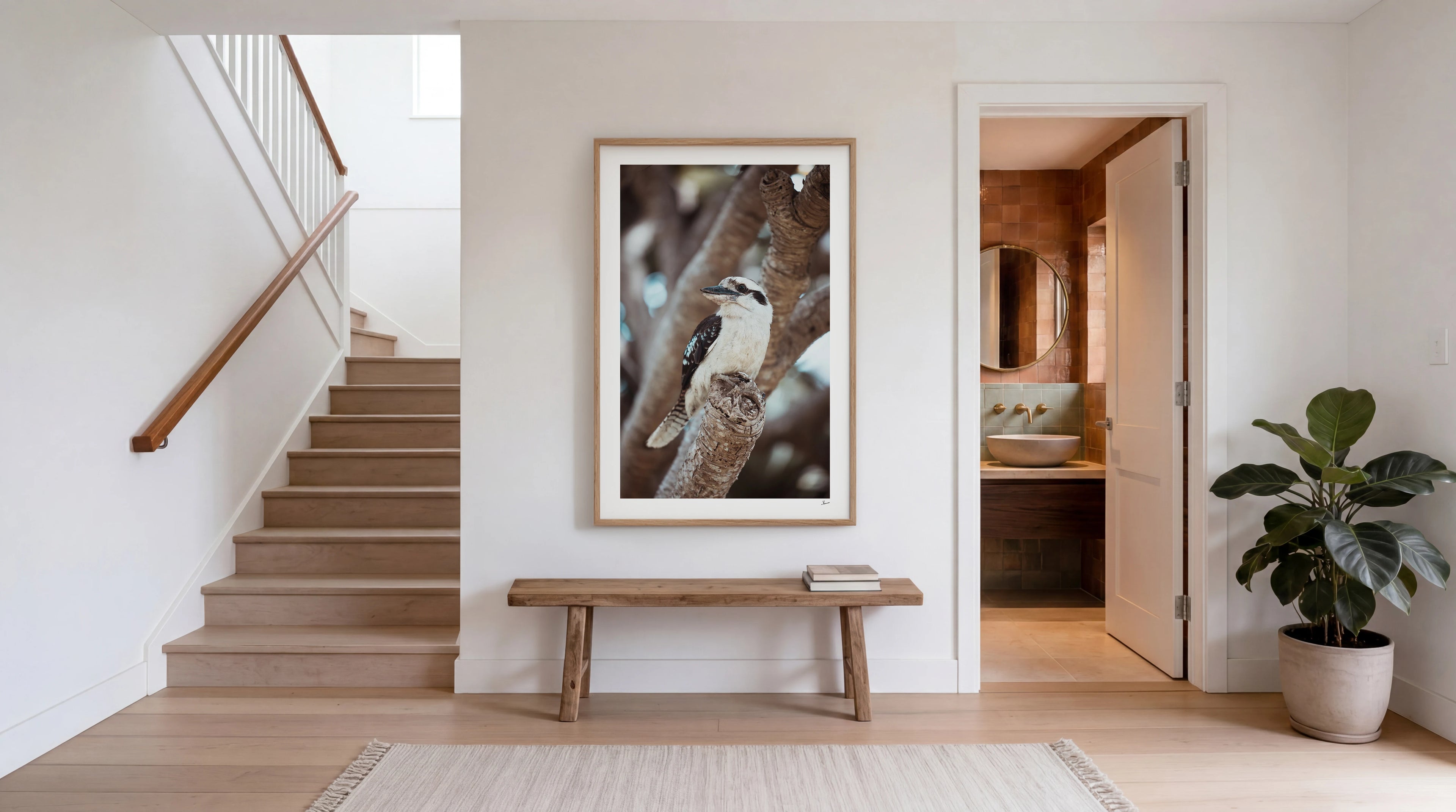 Kookaburra 02 - Wildlife Wall Art Print