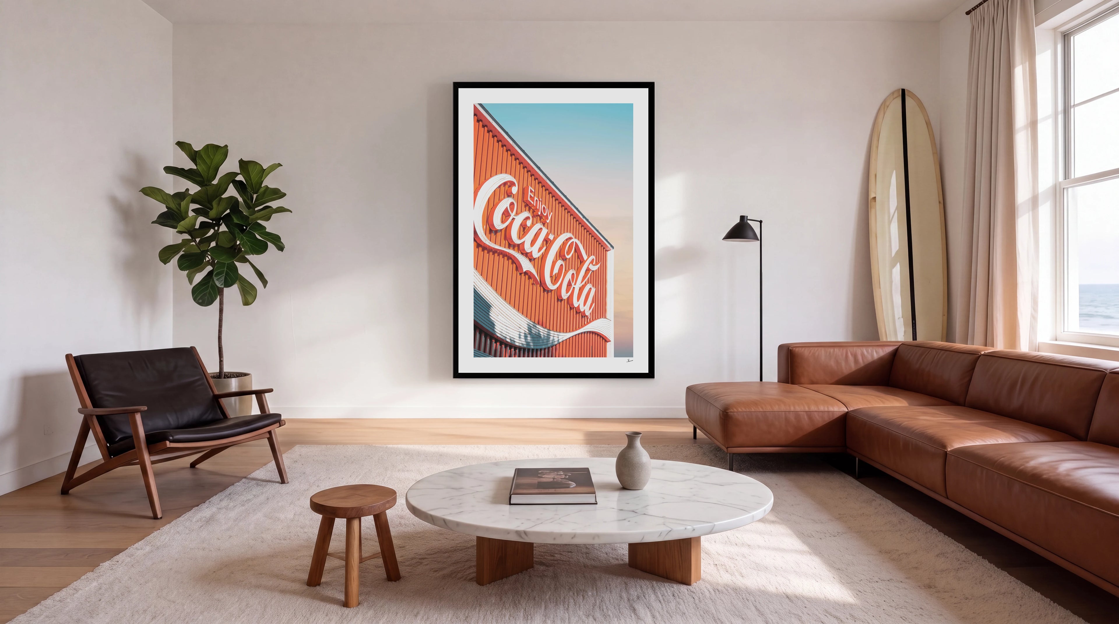 Coke Sign 01 - Wall Art Print