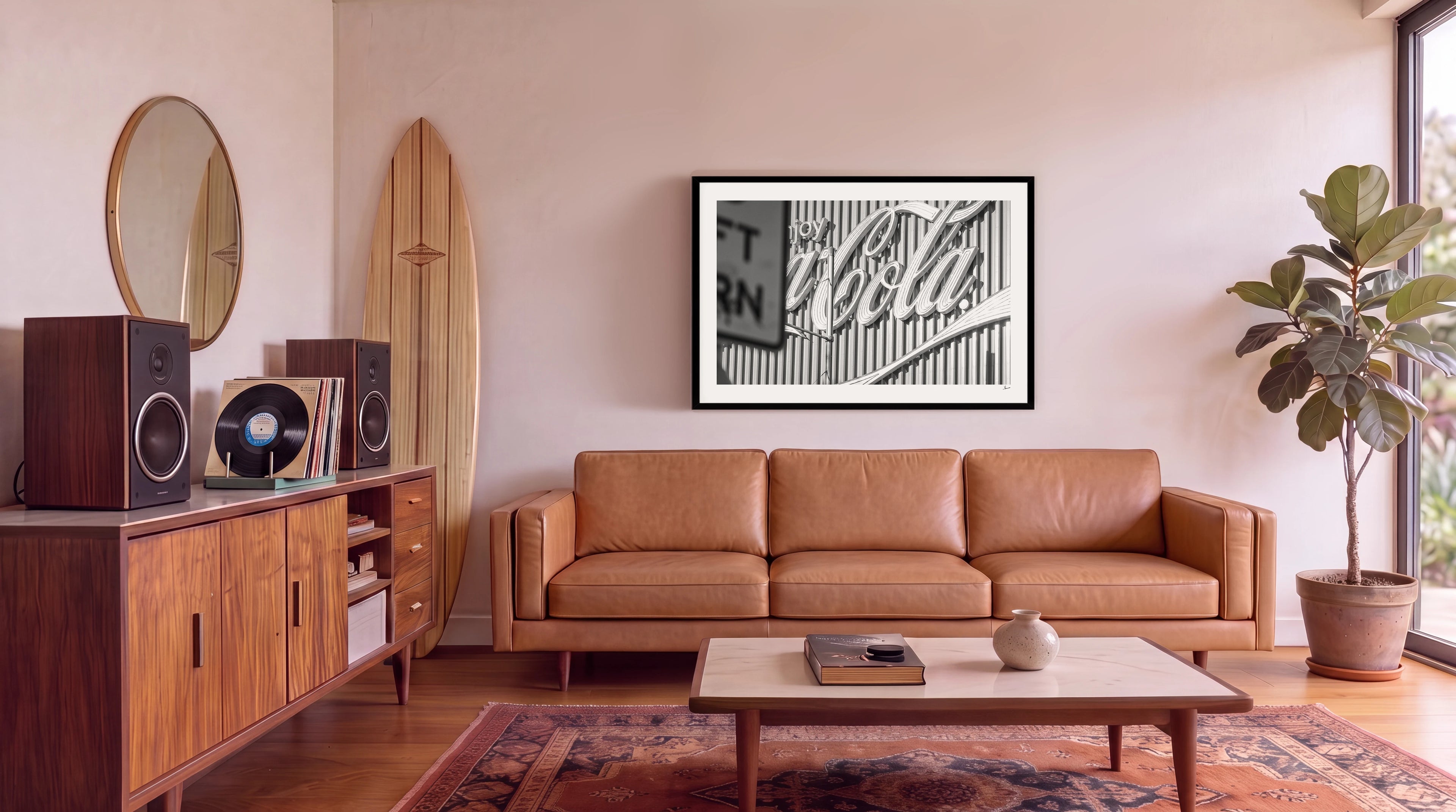 Coke Sign 02 - Wall Art Print