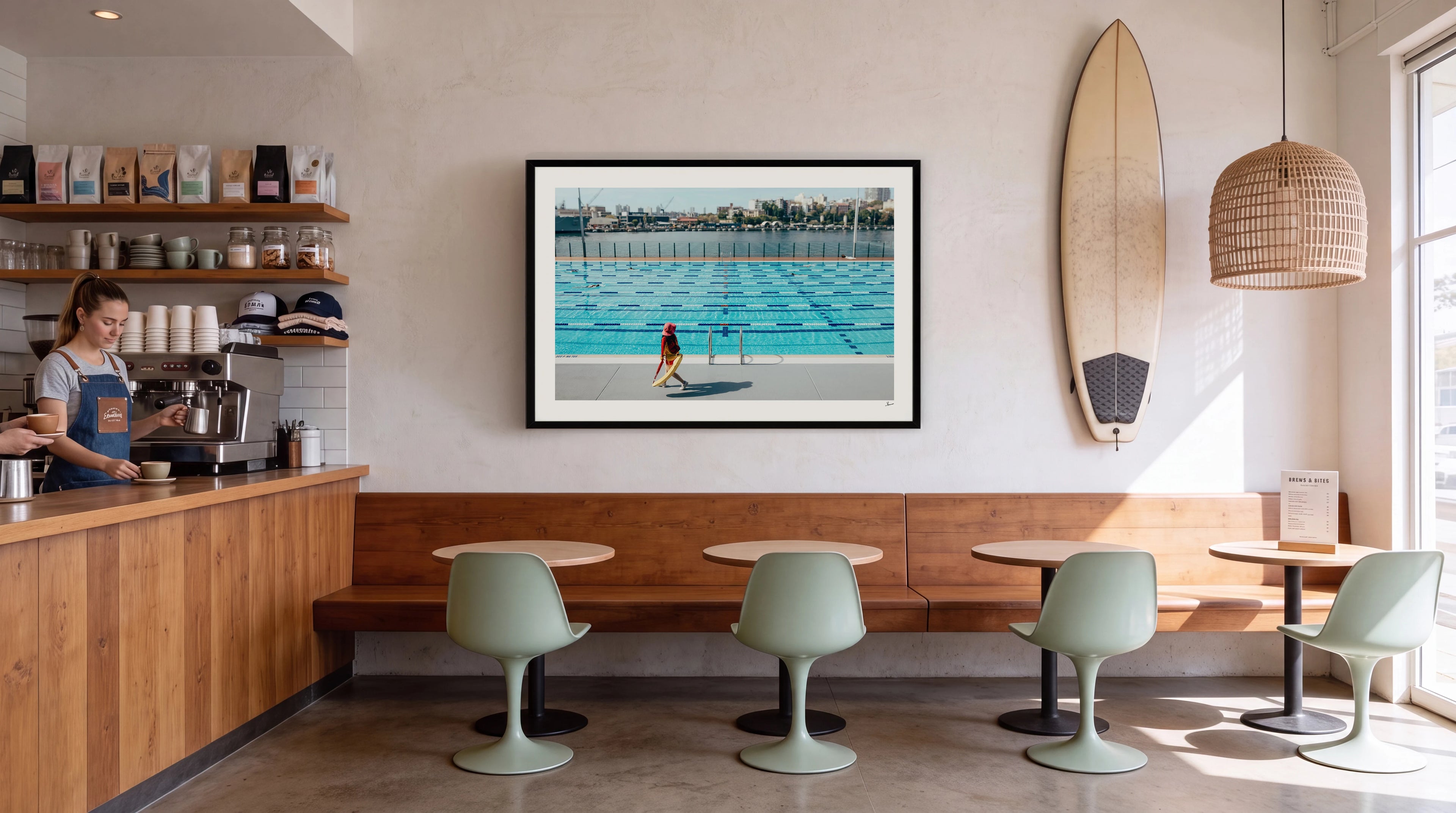 ABC pool 01 - Wall Art Print