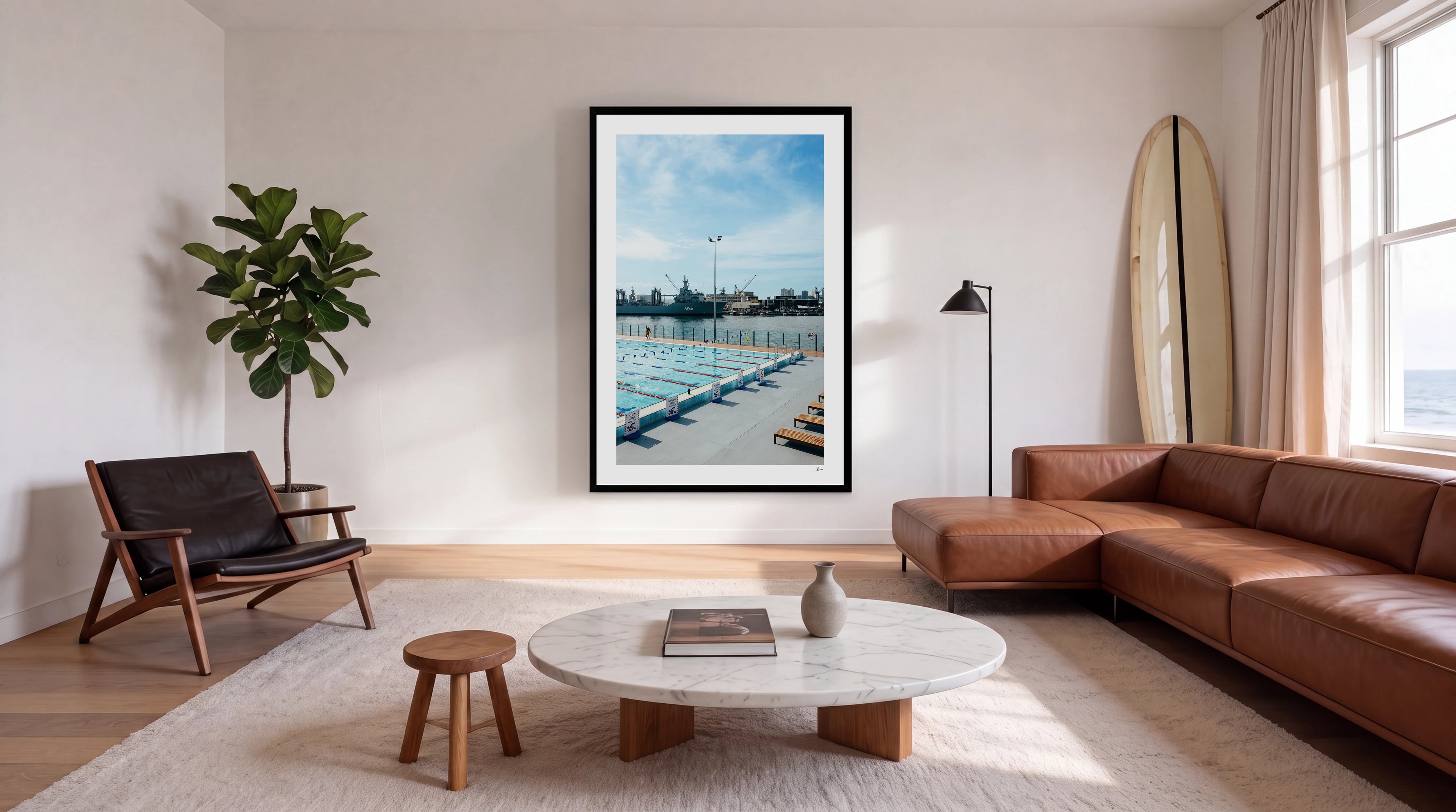 ABC pool 03 - Wall Art Print