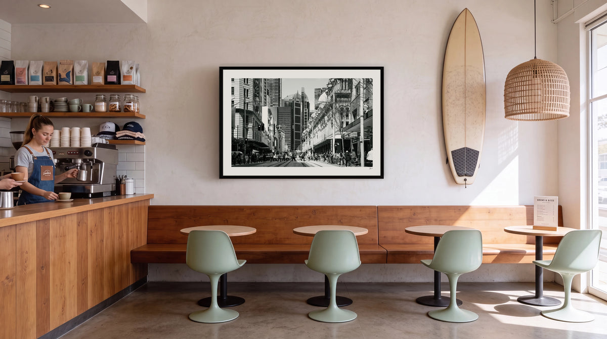 Georges street 01 - Sydney Wall Art Print