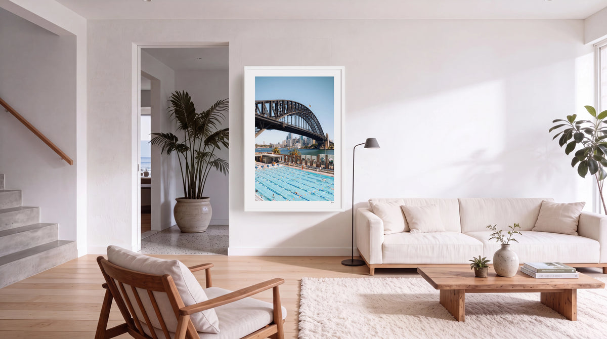 North Sydney Olympic Pool 01 - Sydney Wall Art Print