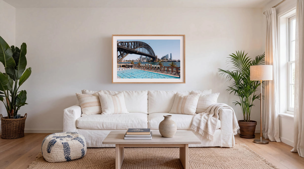 North Sydney Olympic Pool 02 - Sydney Wall Art Print