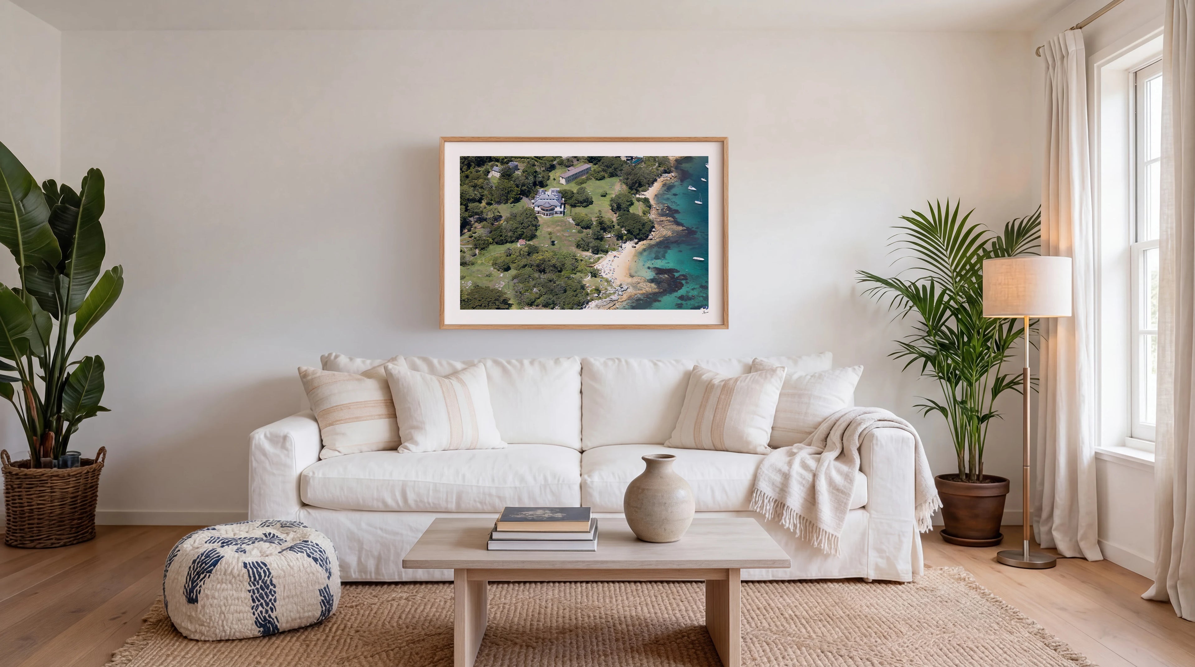 Milk Beach 02 - Wall Art Print