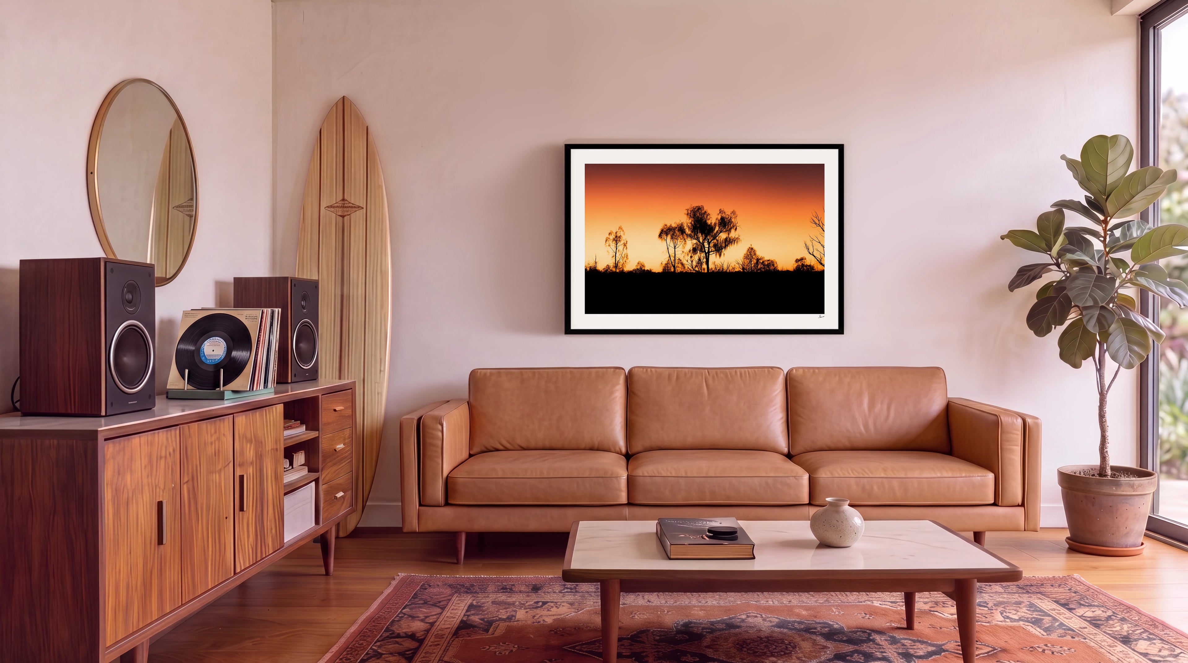 Desert Sunrise 01 - Wall Art Print