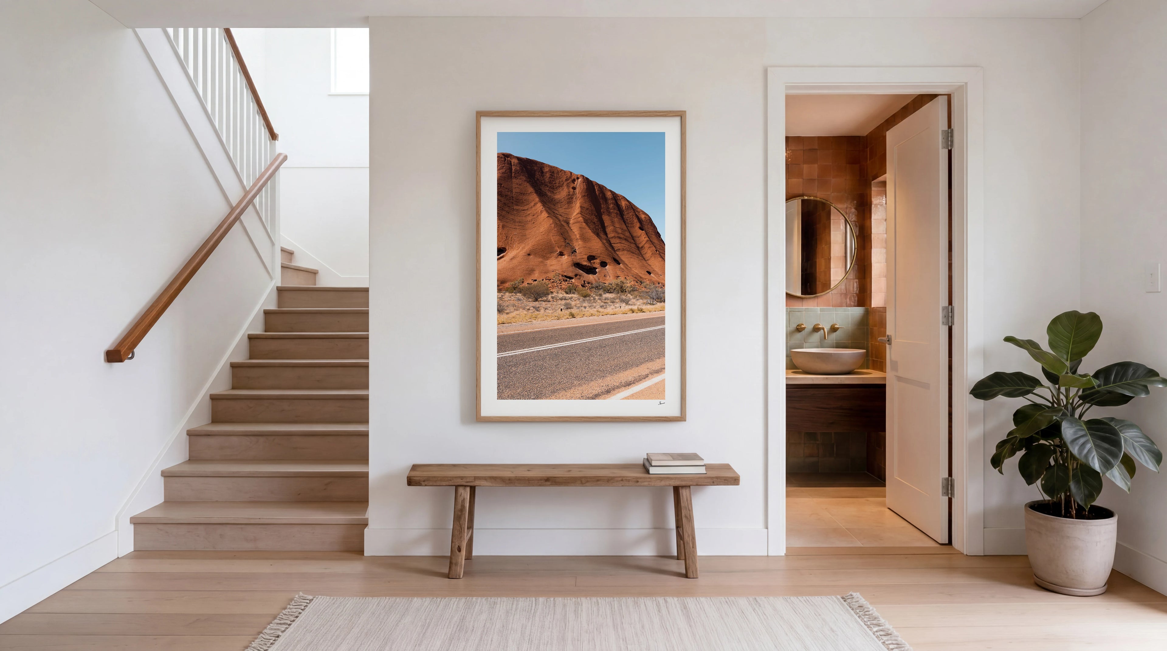 Uluru Road 01 - Wall Art Print