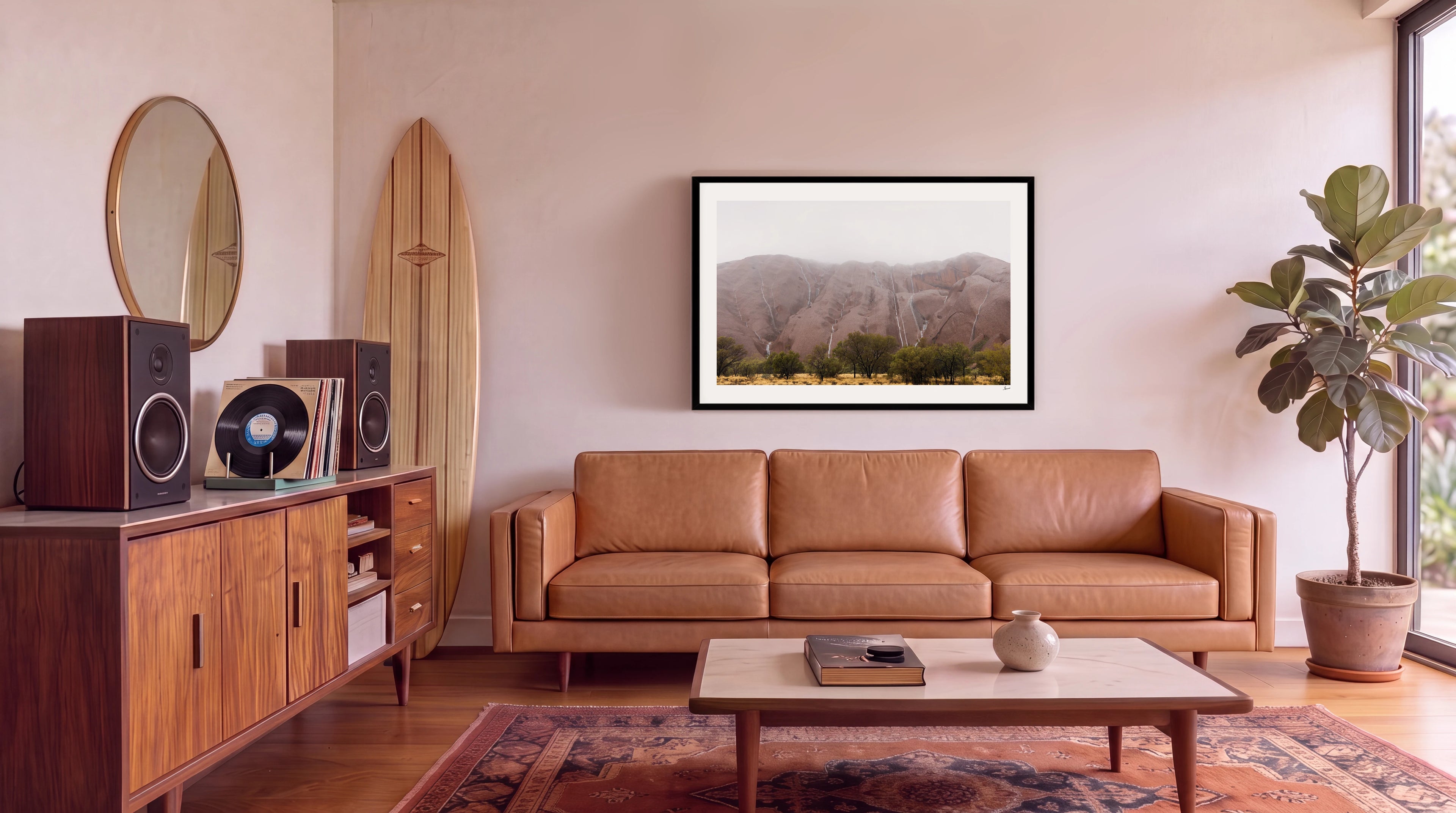 Uluru Waterfalls 01 - Wall Art Print