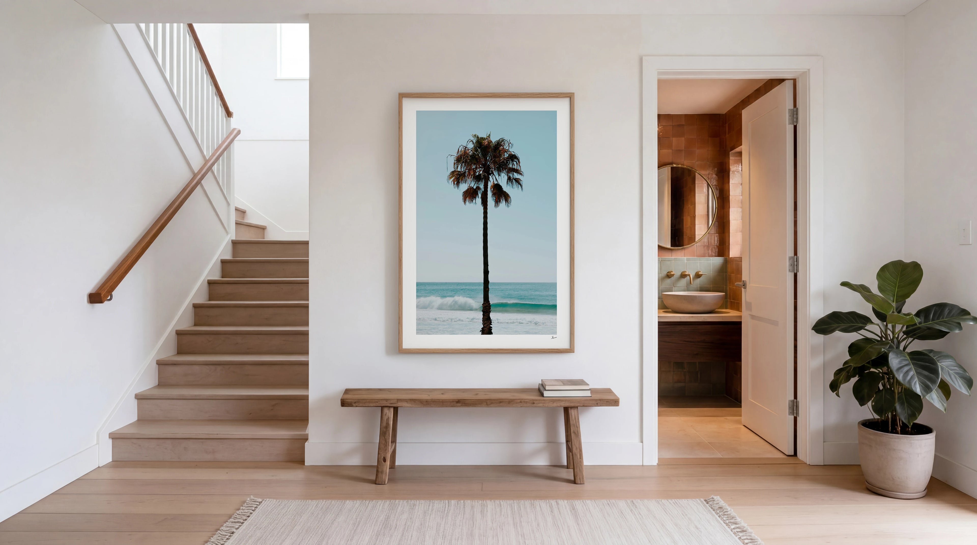 Palm Tree 01 (Whale Beach) - Wall Art Print