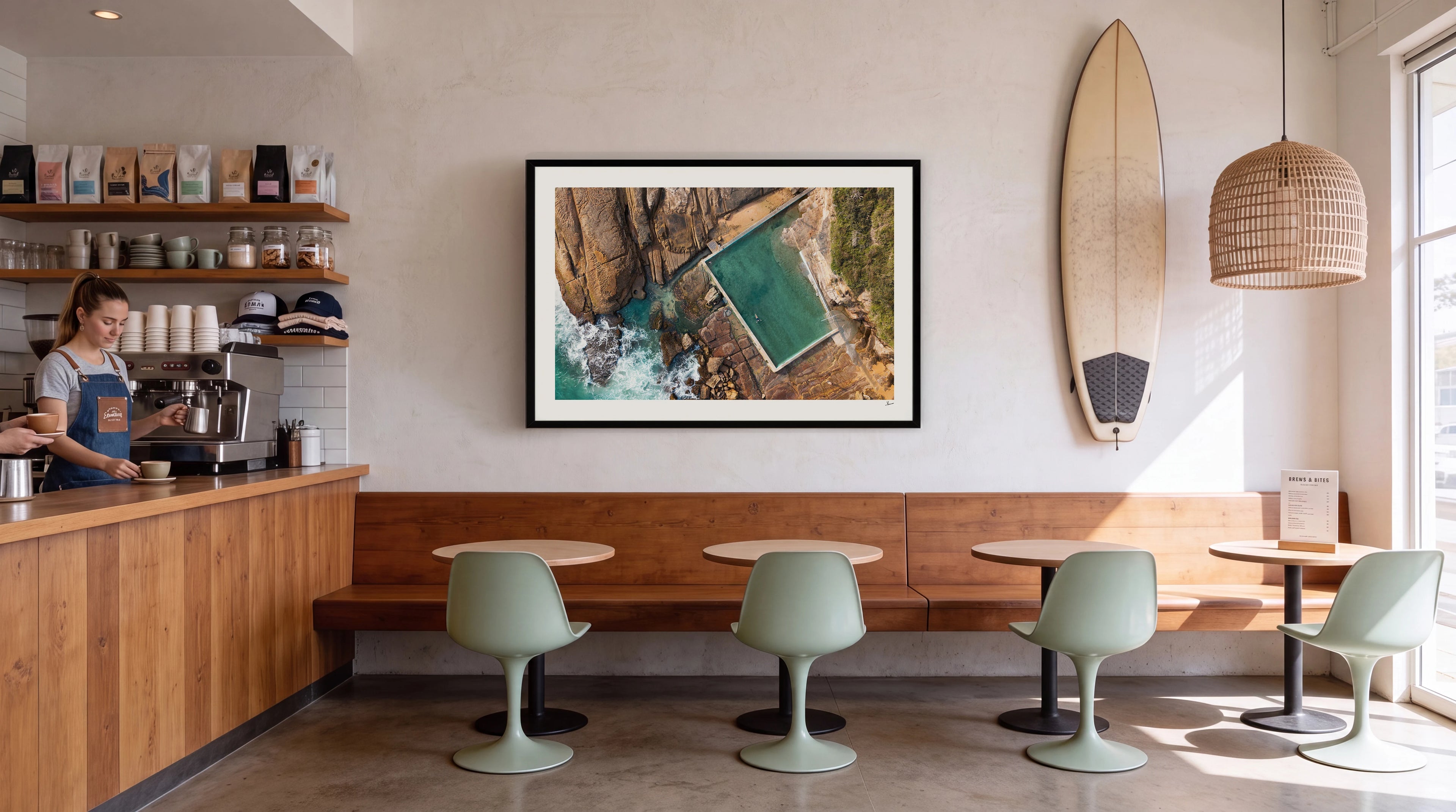 Whale Beach Rock Pool 02 - Northern Beaches Wall Art Print