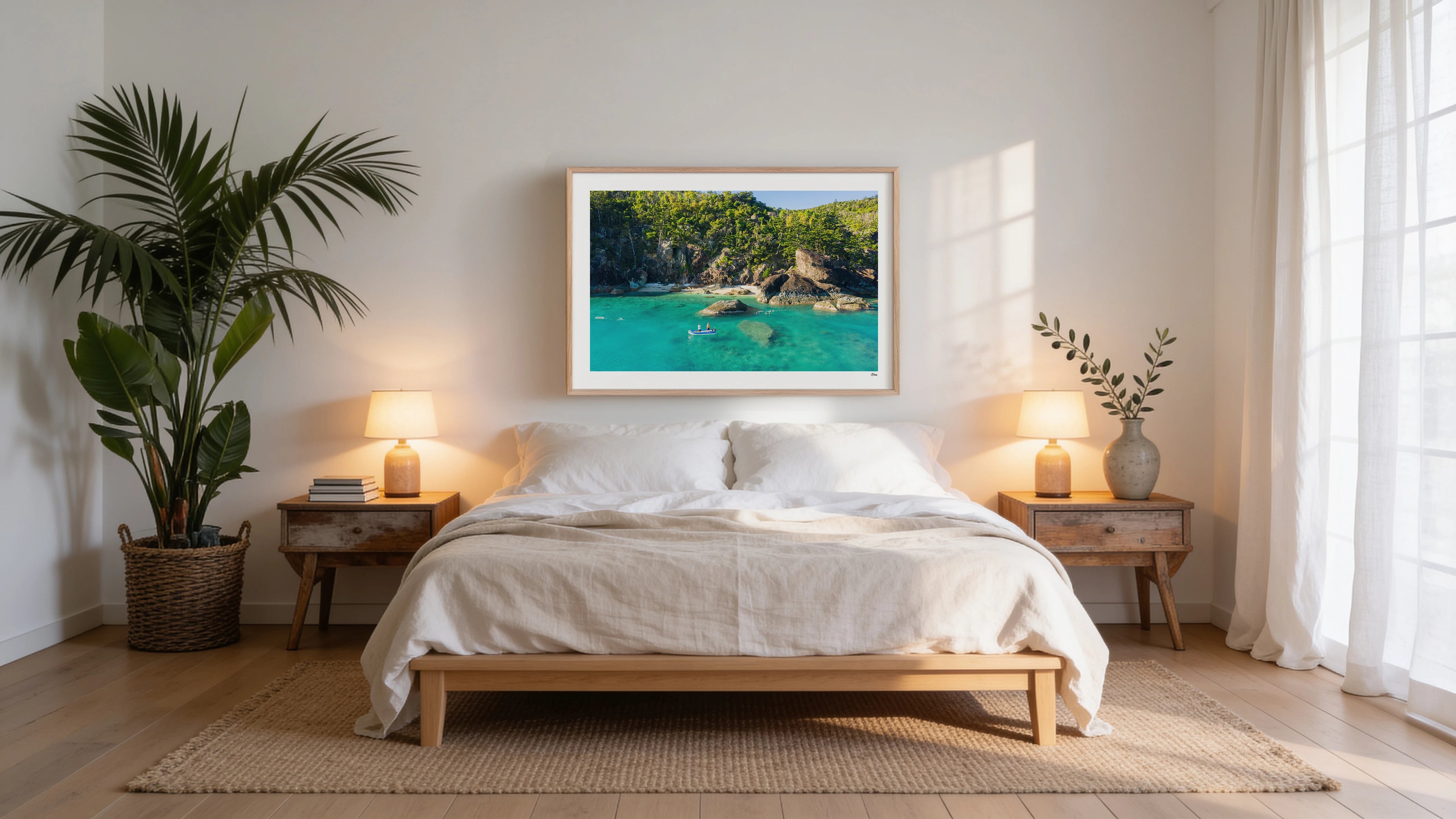 Snorkel Dreams - Luncheon Bay - Whitsundays Wall Art Print
