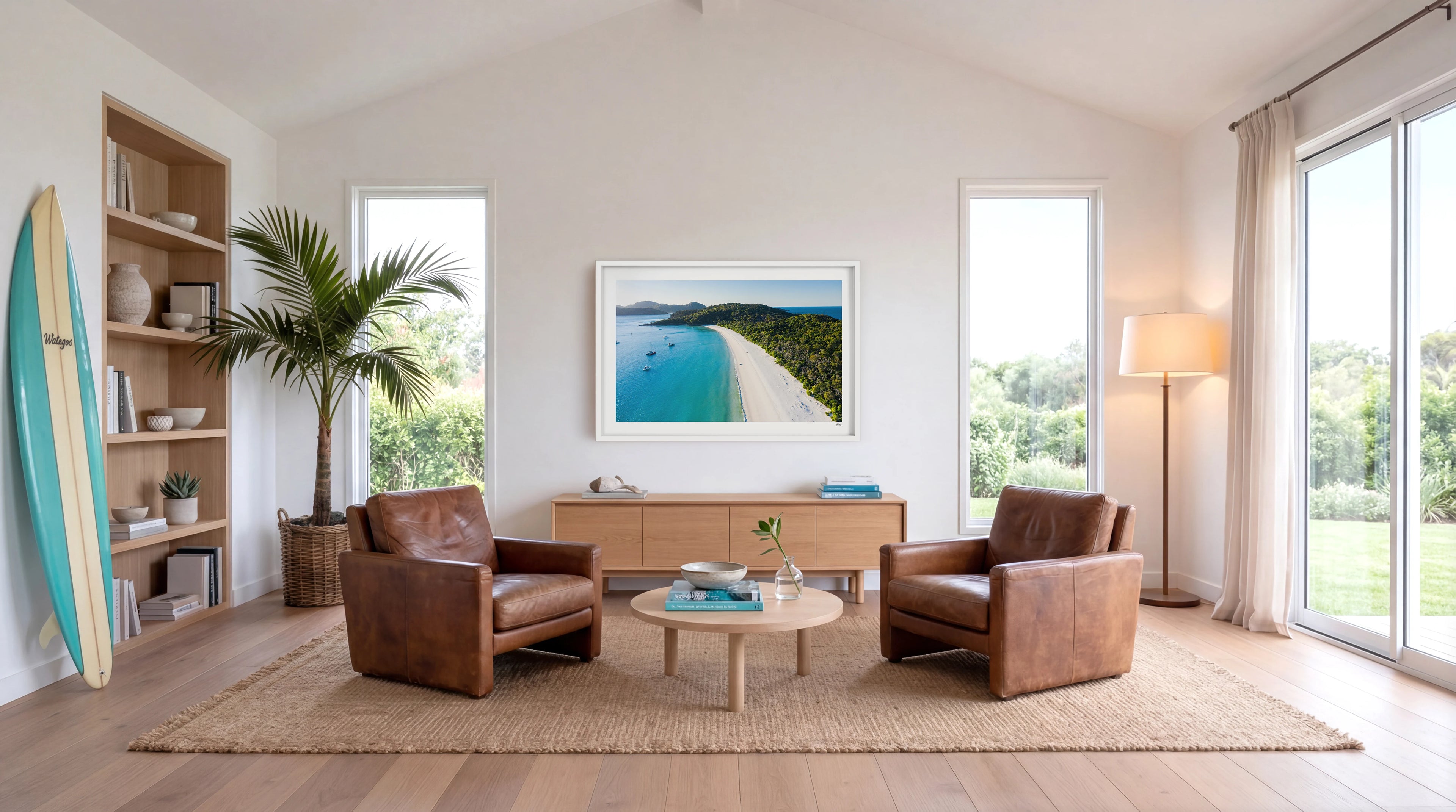 Whitehaven Glow - Whitsundays Wall Art Print