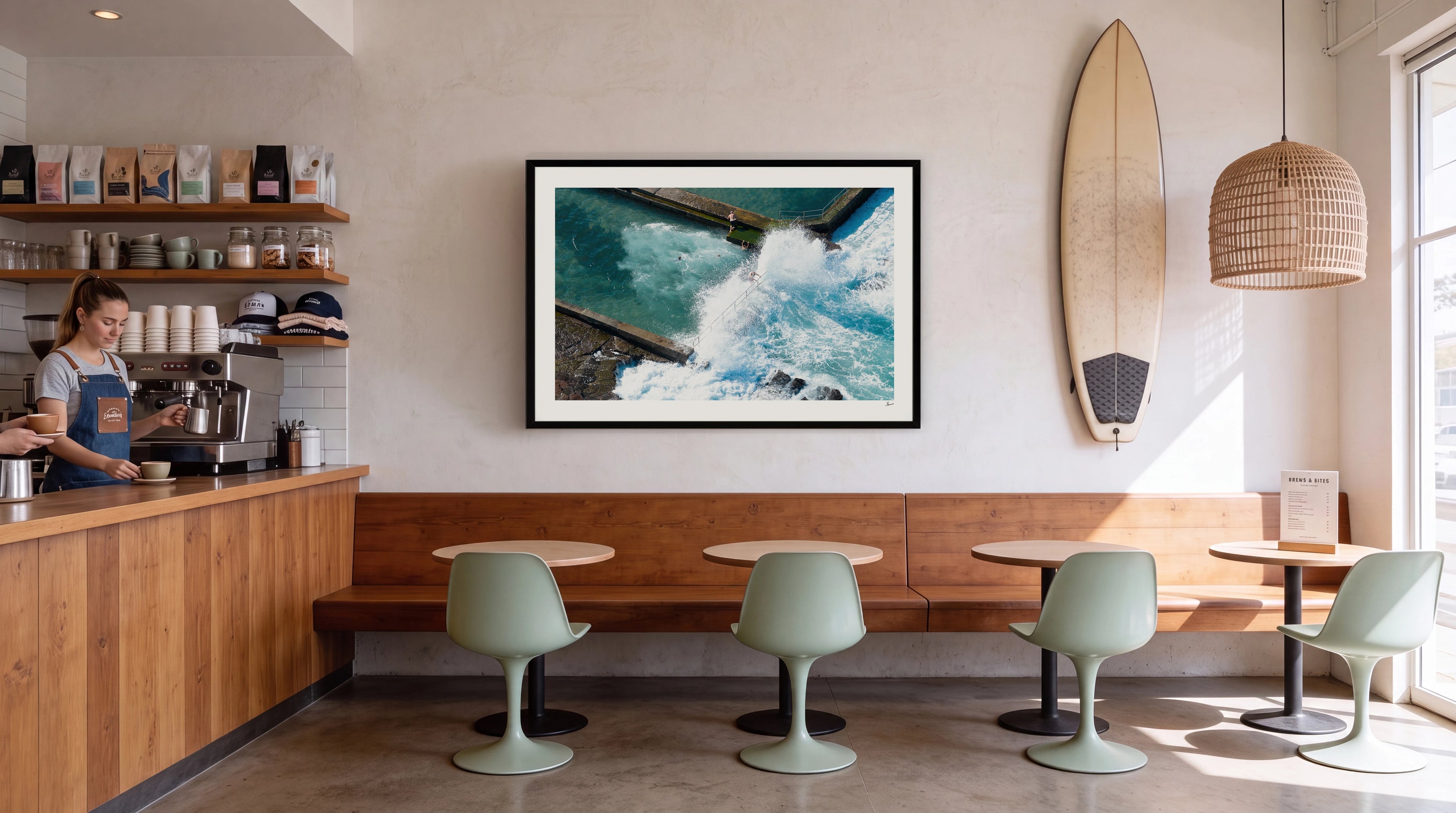 Austinmer Rock Pool 01 - Wollongong Wall Art Print