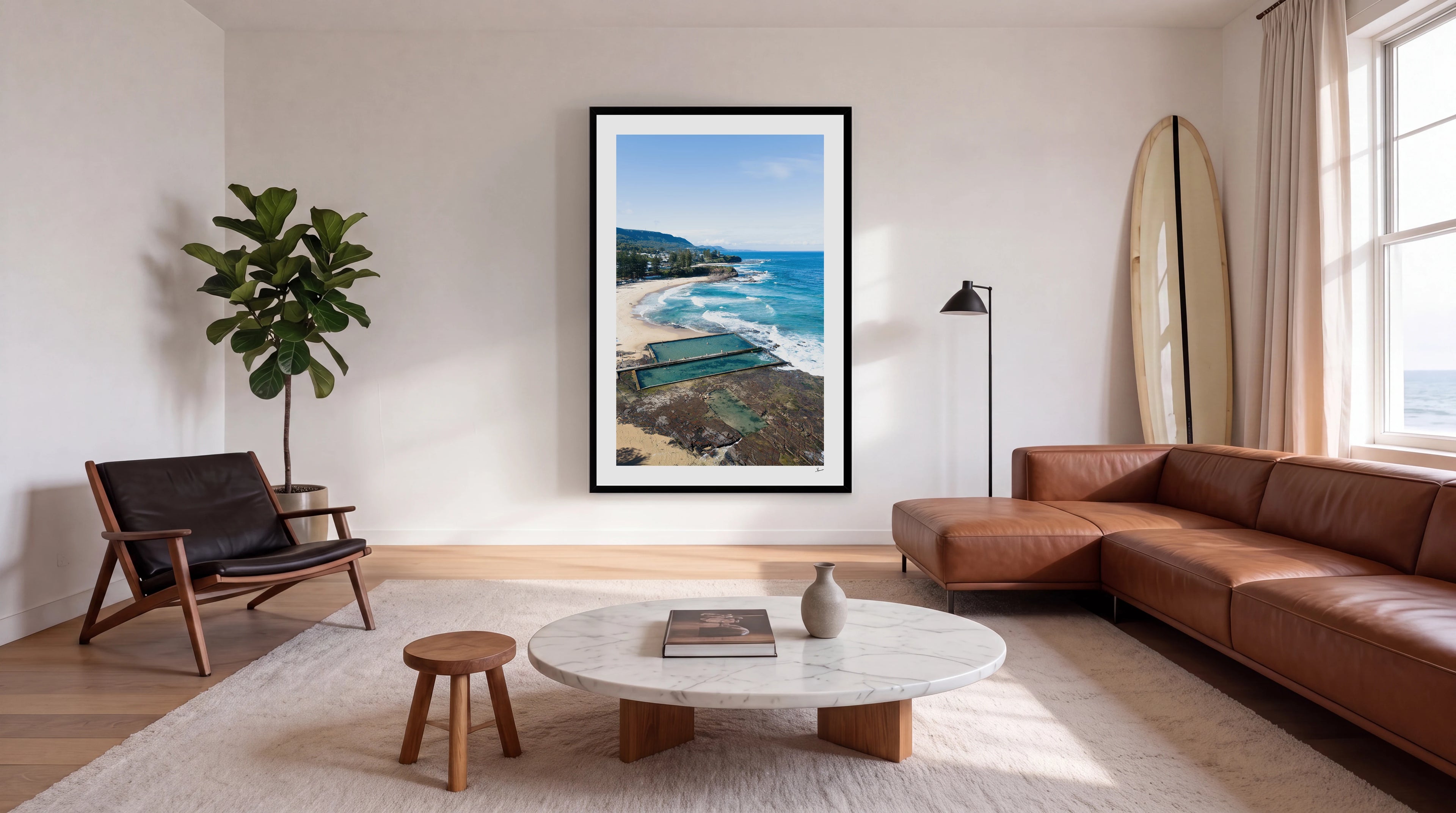 Austinmer Rock Pool 02 - Wollongong Wall Art Print