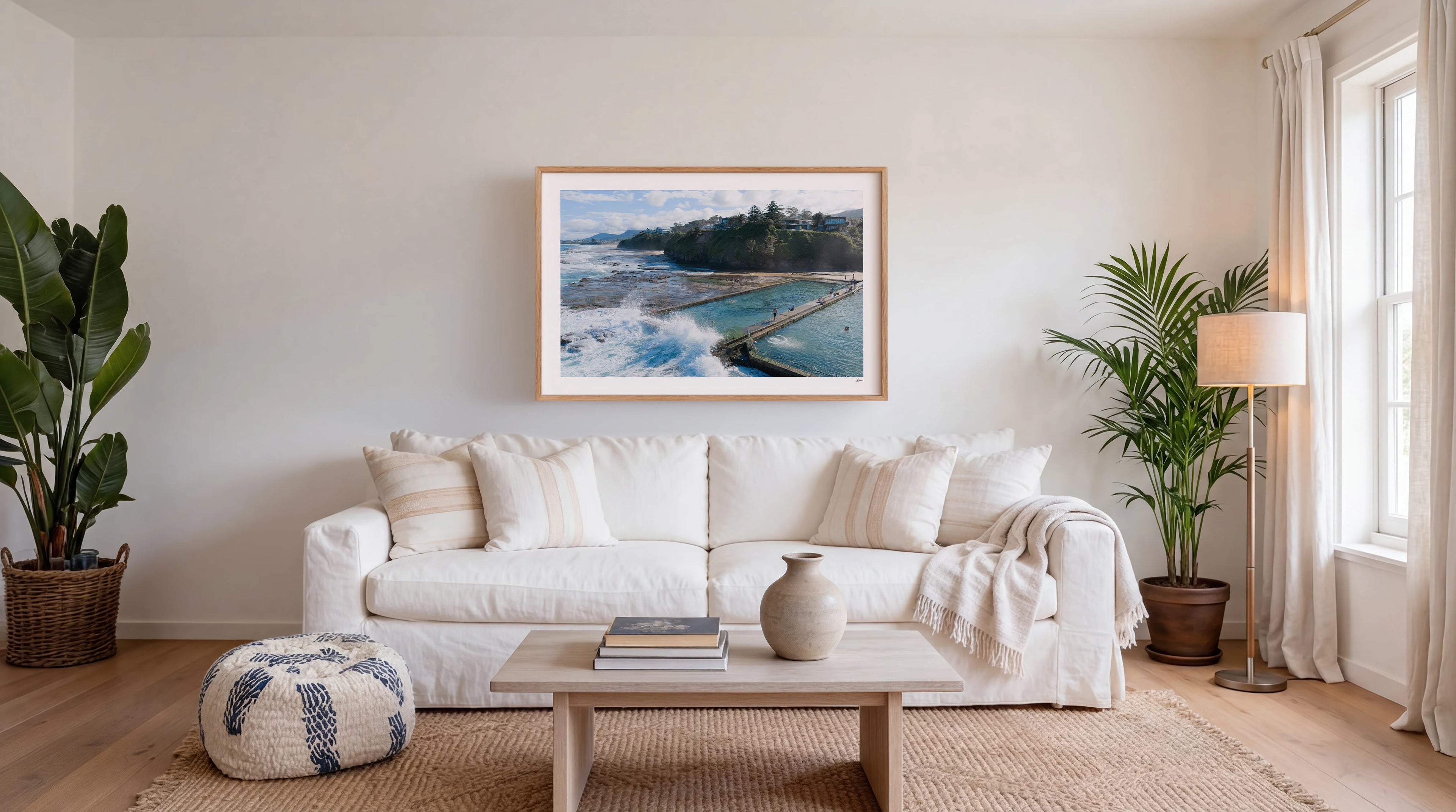 Austinmer Rock Pool 03 - Wollongong Wall Art Print