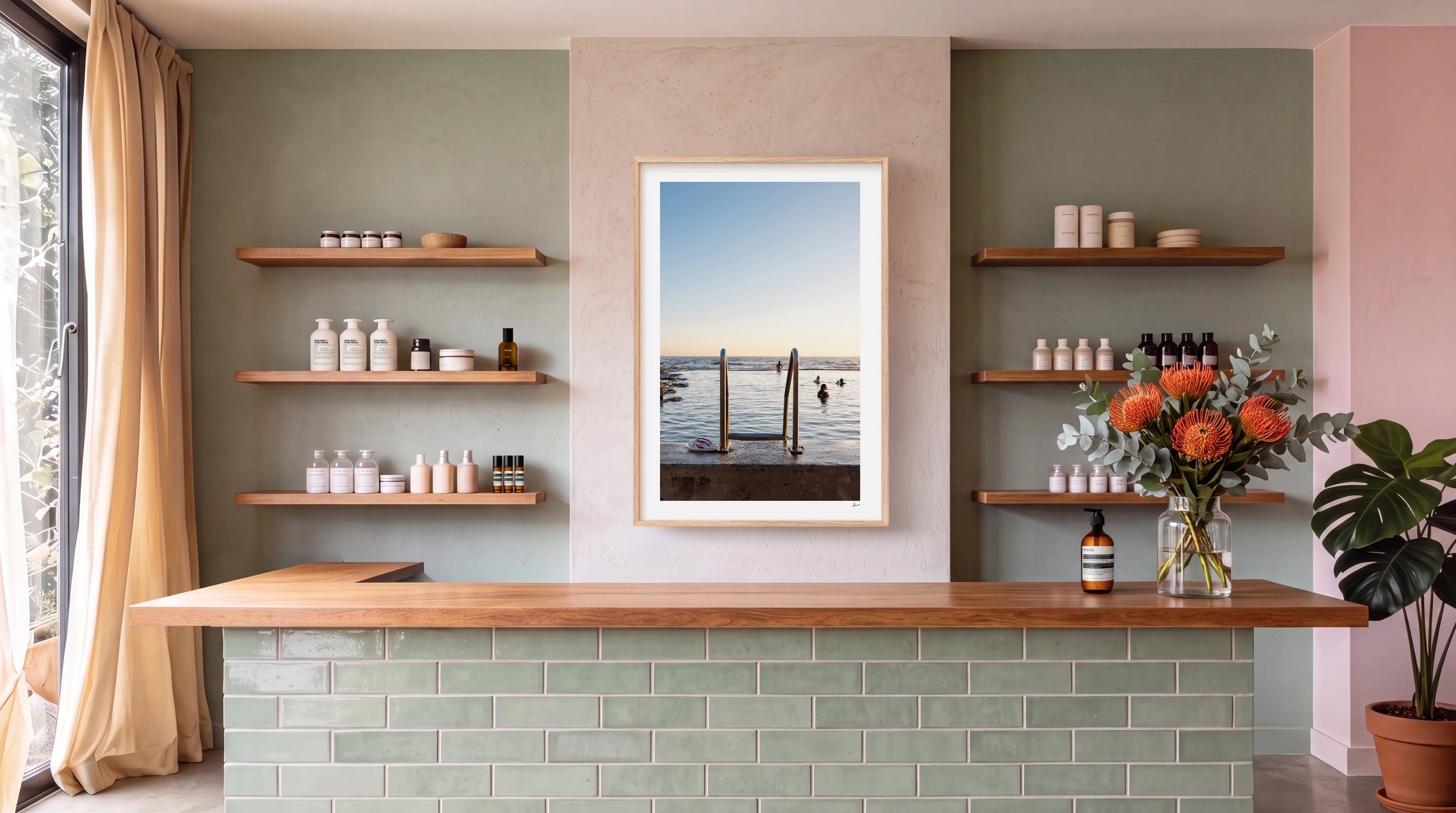 Wollongong Rock Pool 03 - South Coast Wall Art Print