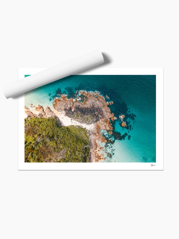 Coastal Contrast - Nelson Bay - Port Stephens Wall Art Print