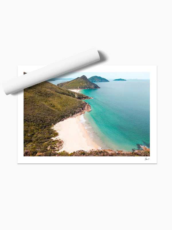 Wreck Beach - Nelson Bay - Port Stephens Wall Art Print