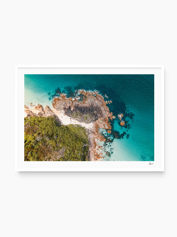 Coastal Contrast - Nelson Bay - Port Stephens Wall Art Print