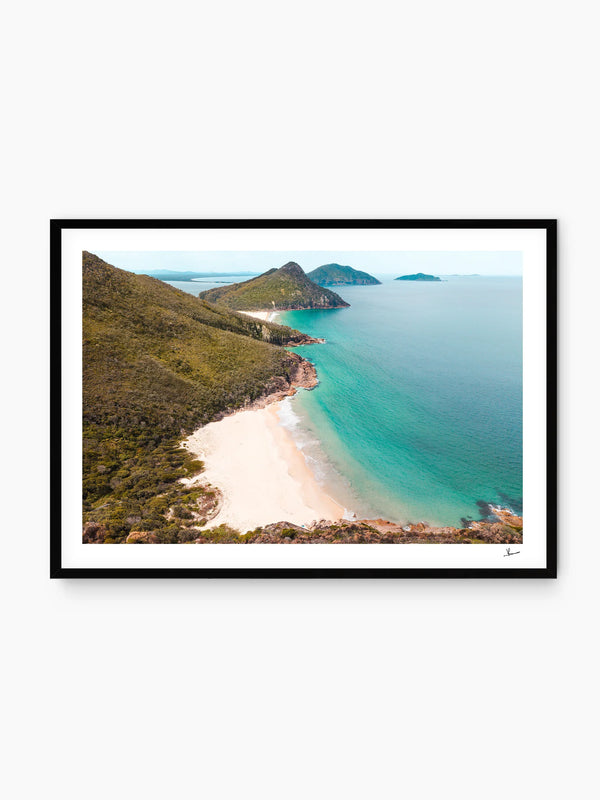 Wreck Beach - Nelson Bay - Port Stephens Wall Art Print