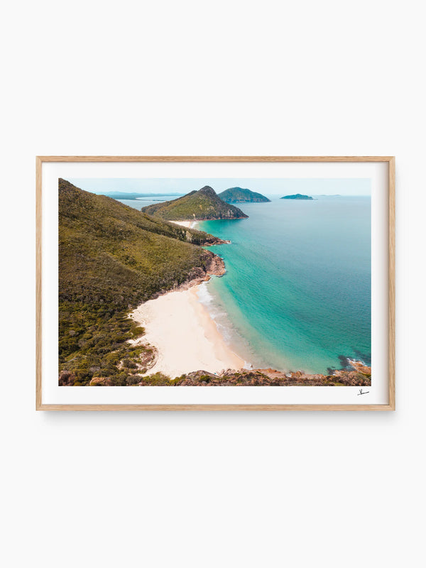Wreck Beach - Nelson Bay - Port Stephens Wall Art Print