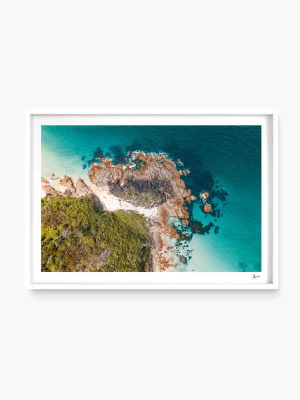 Coastal Contrast - Nelson Bay - Port Stephens Wall Art Print