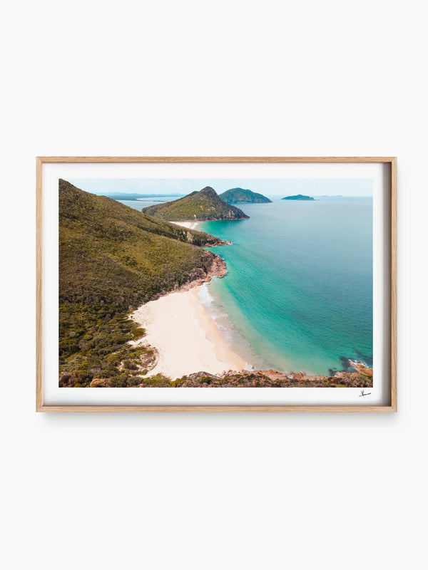 Wreck Beach - Nelson Bay - Port Stephens Wall Art Print