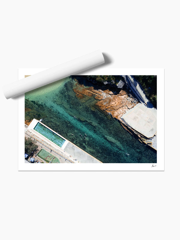 Geoff James Pool (Clovelly Baths) 01 - Wall Art Print