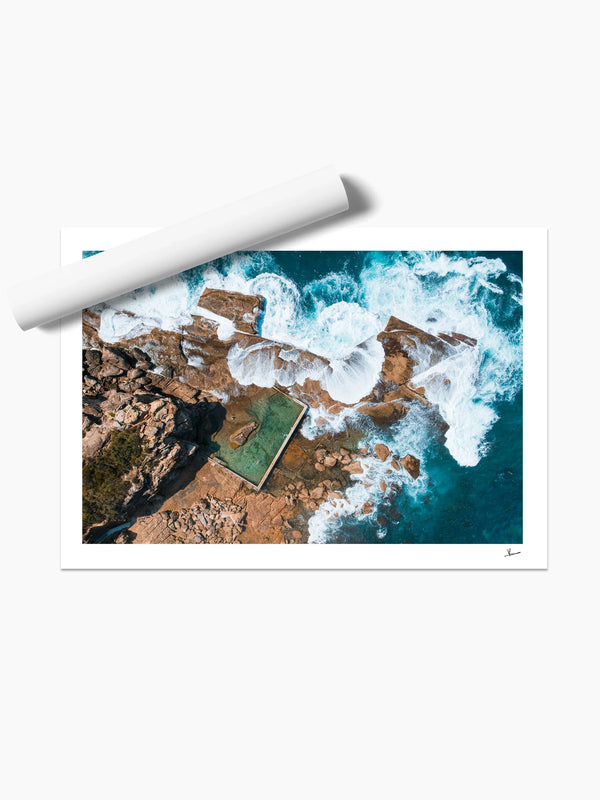North Curl Curl Pool 01 - Wall Art Print