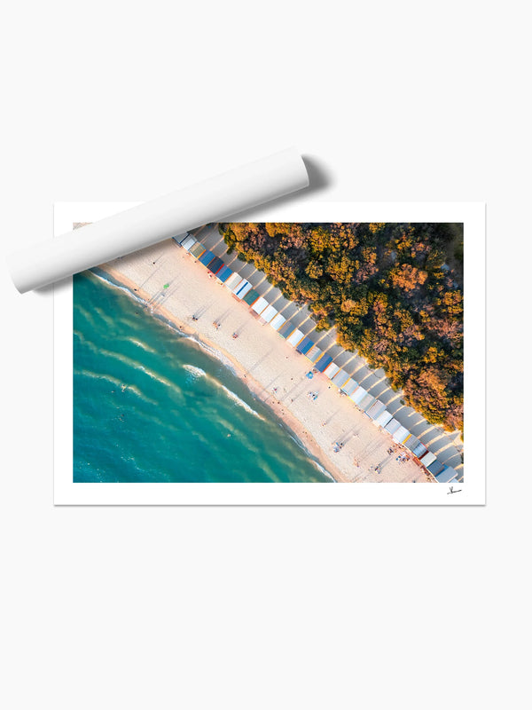 Brighton Bathing Boxes 03 - Wall Art Print