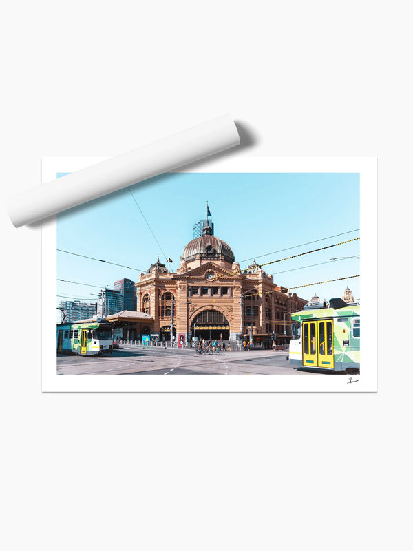Flinders Street Station (day time) - Wall Art Print