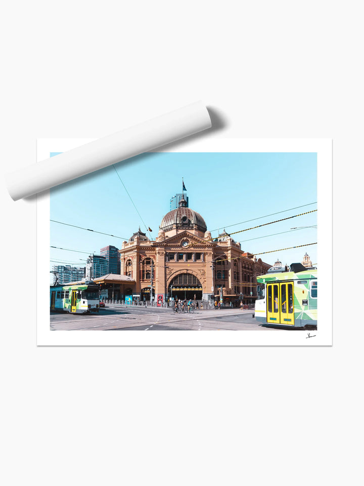 Flinders Street Station (day time) - Wall Art Print