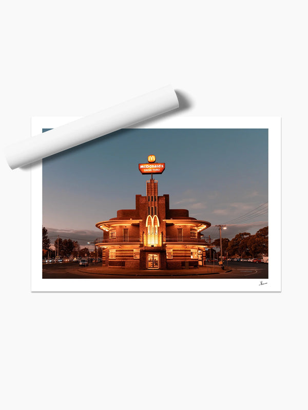 Art Deco Maccas 03 - Wall Art Print