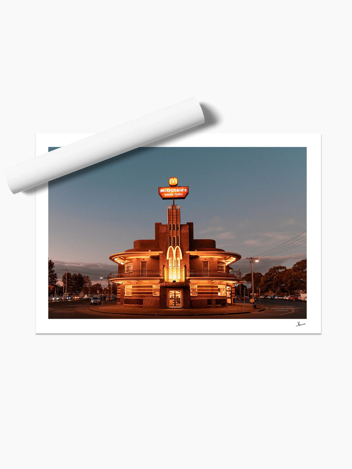 Art Deco Maccas 03 - Wall Art Print