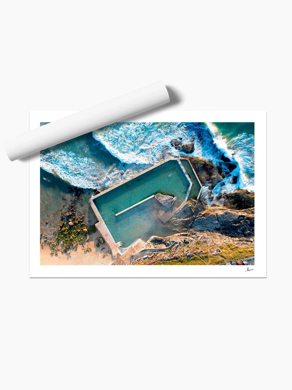 South Curl Curl Pool 01 - Wall Art Print
