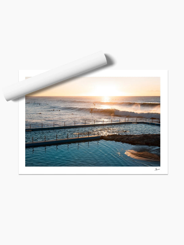 South Curl Curl Pool 02 - Wall Art Print