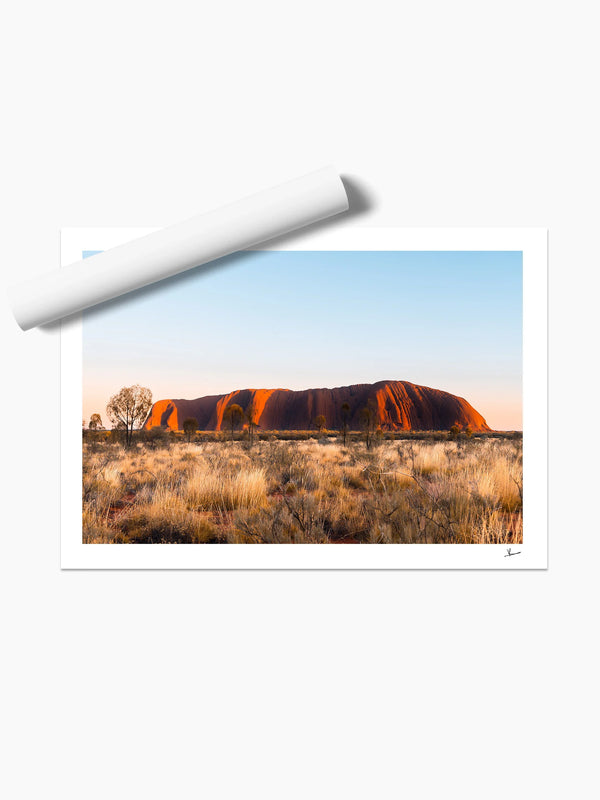 Uluru Sunrise 01 - Australian Wall Art Print